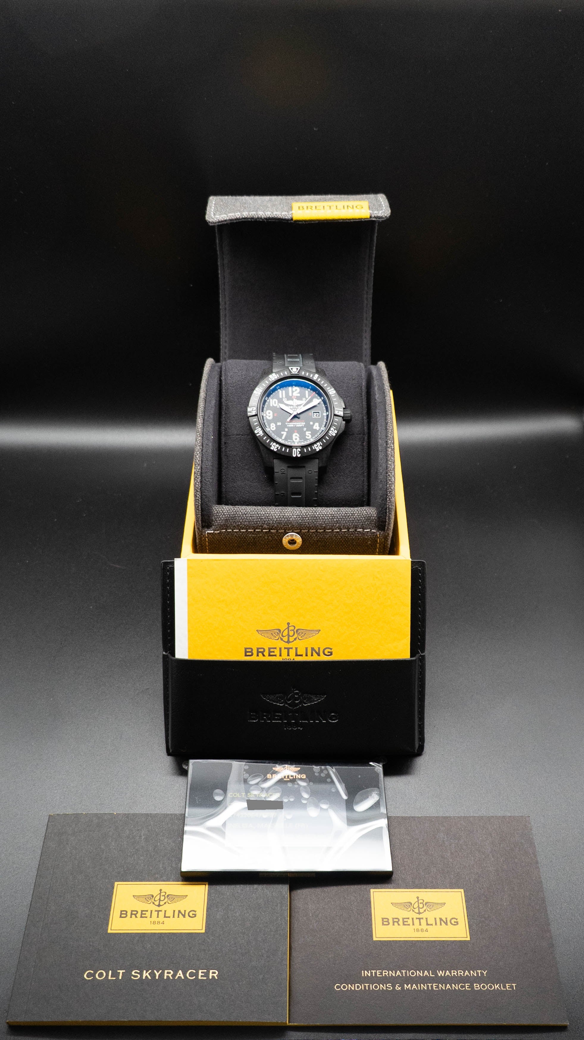 Breitling Skyracer X74320 Black Dial Fullset 2019 Box+Papers