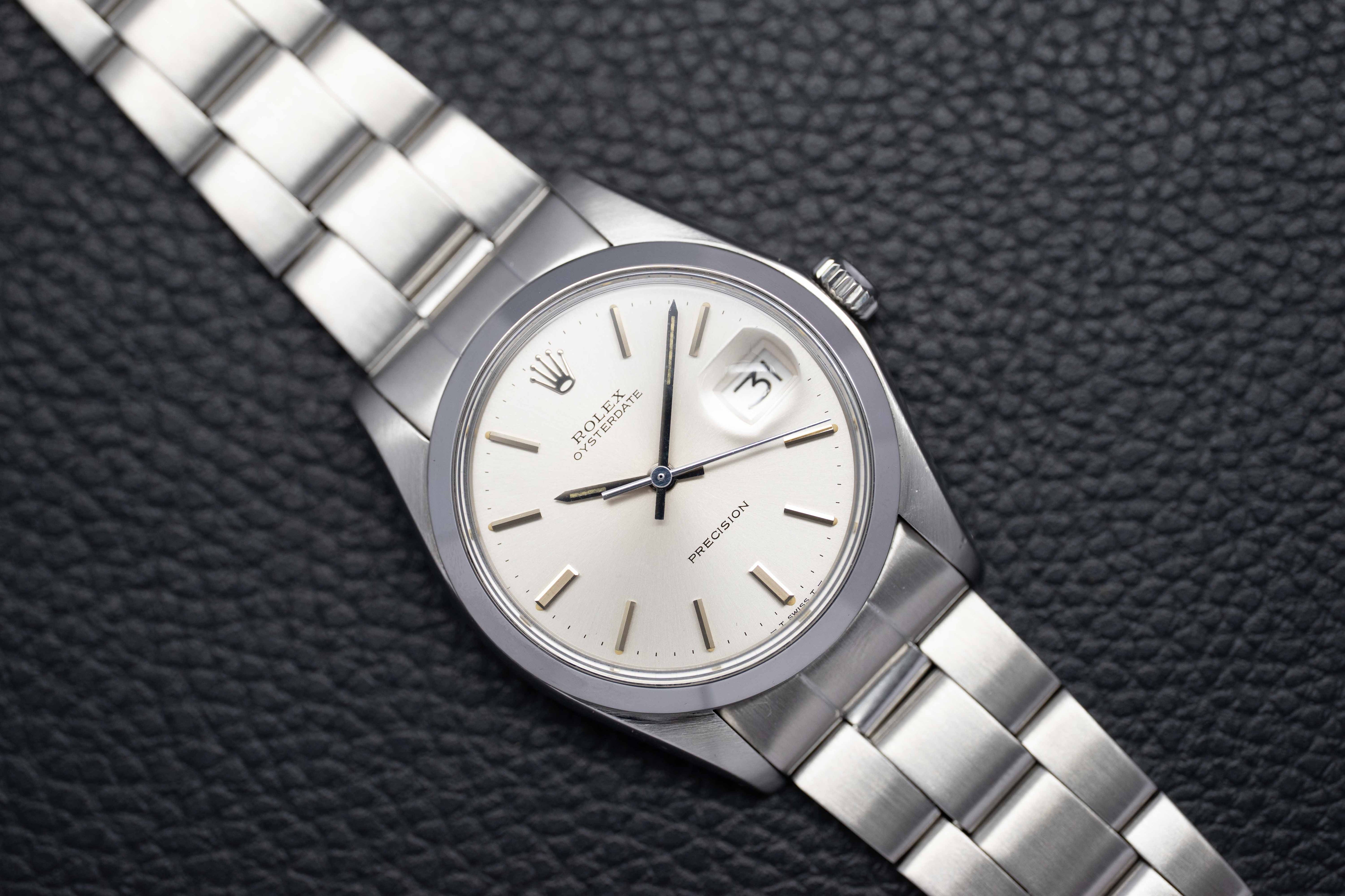 Rolex Oysterdate 6694 Silver Dial 1973