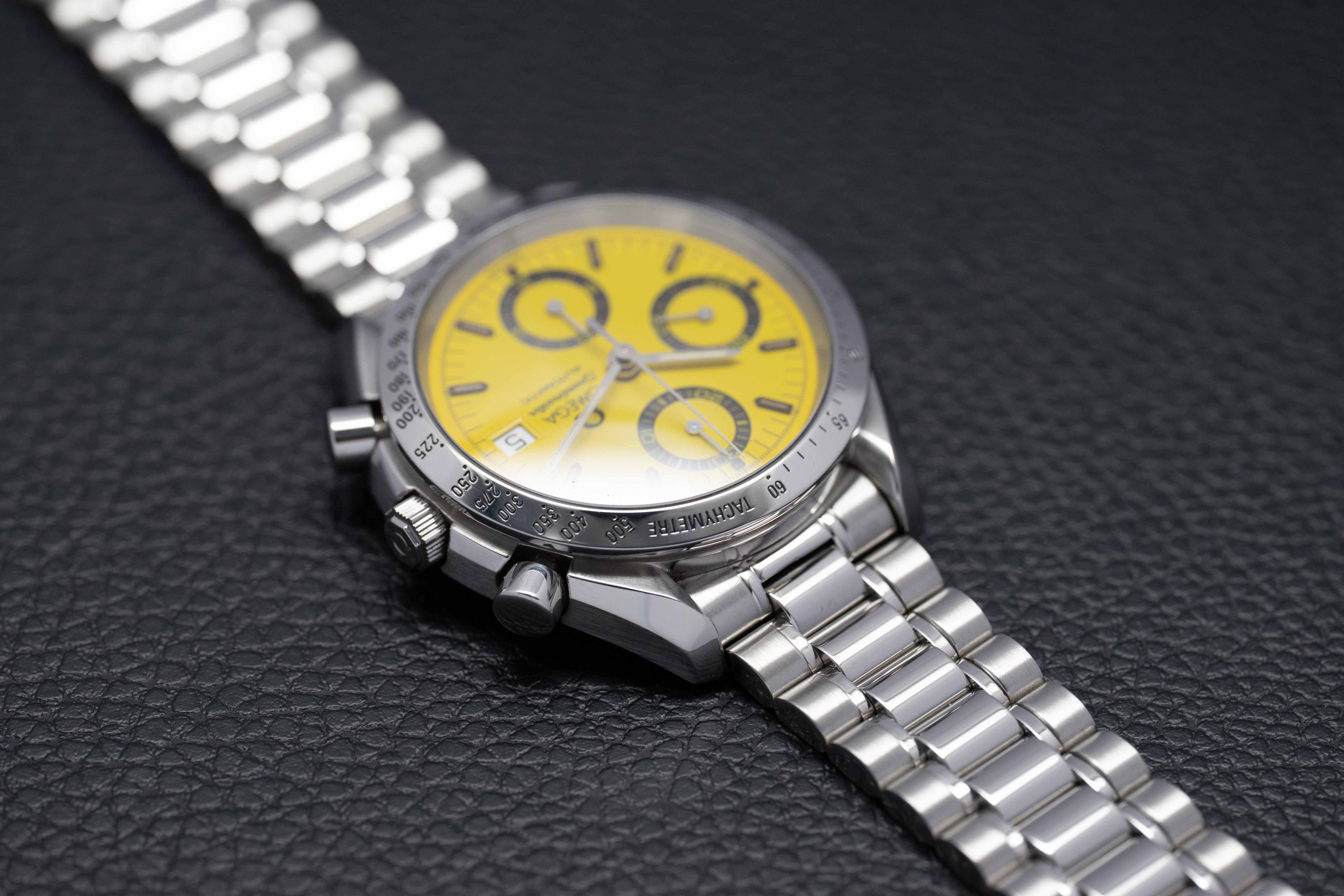 Omega Speedmaster Date 3511.12 Yellow Dial 1995