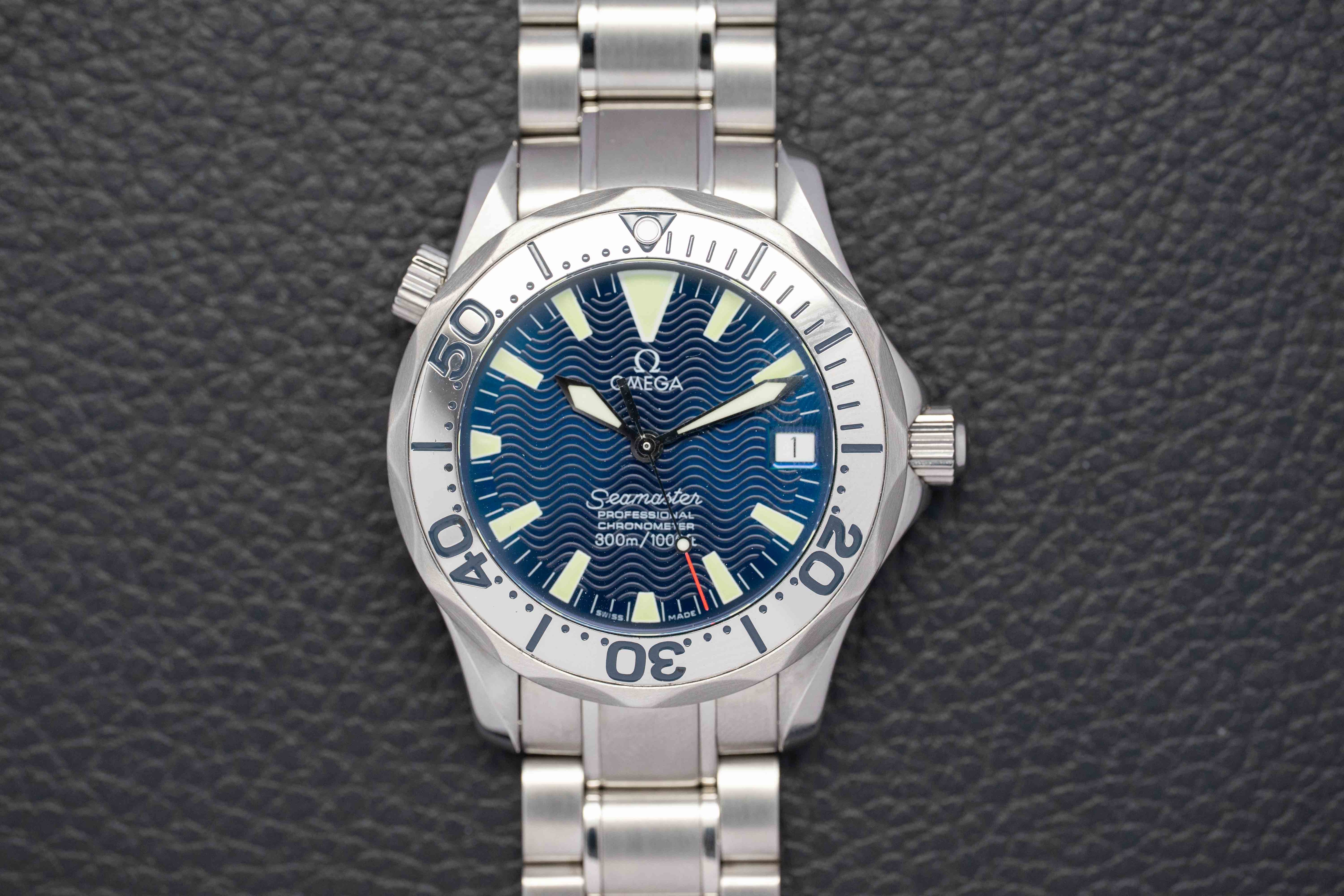 Omega Seamaster 300 2554.80 Blue Dial 2006