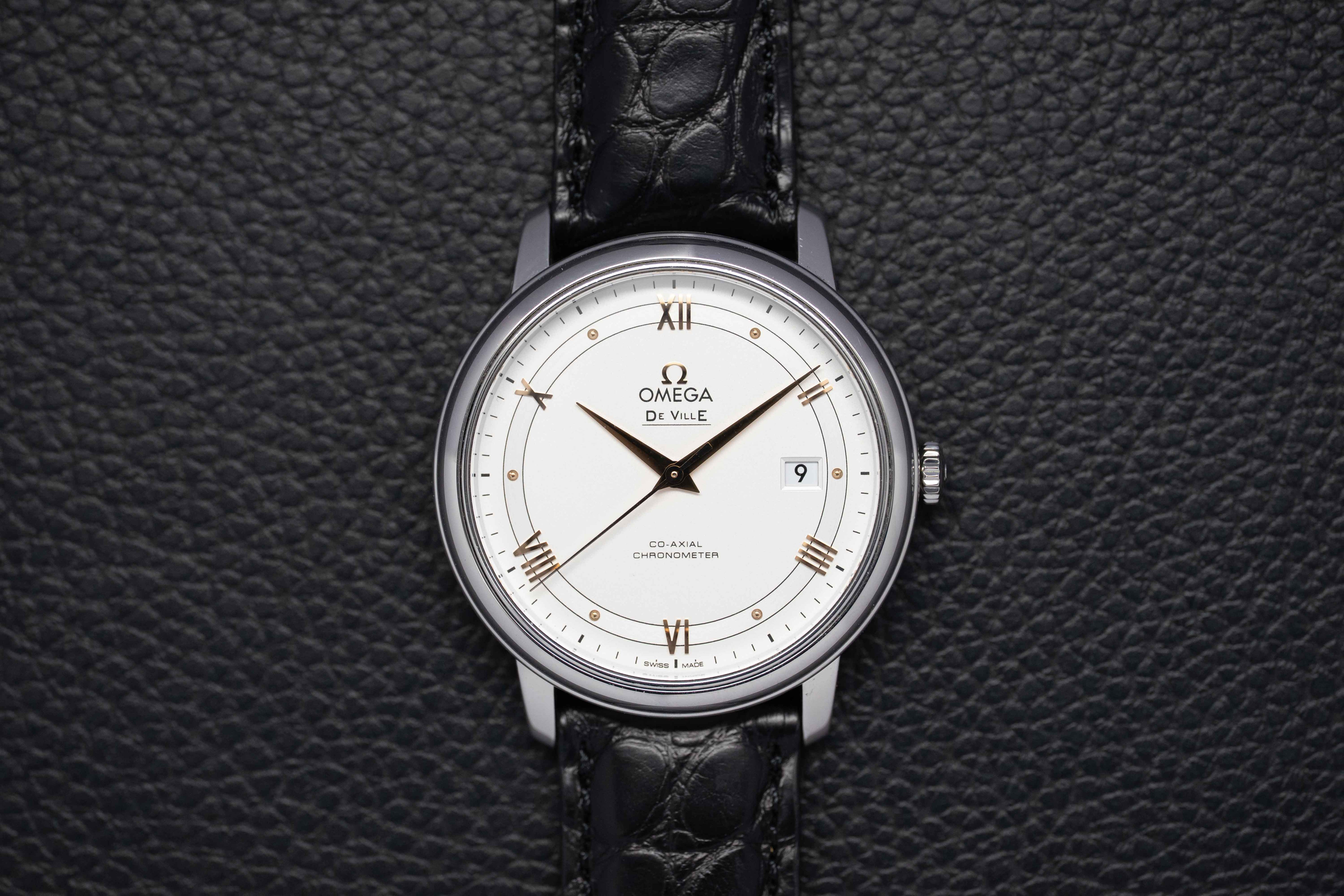 Omega De Ville Prestige 424.13.40.20.02.002 Silver Dial 2010