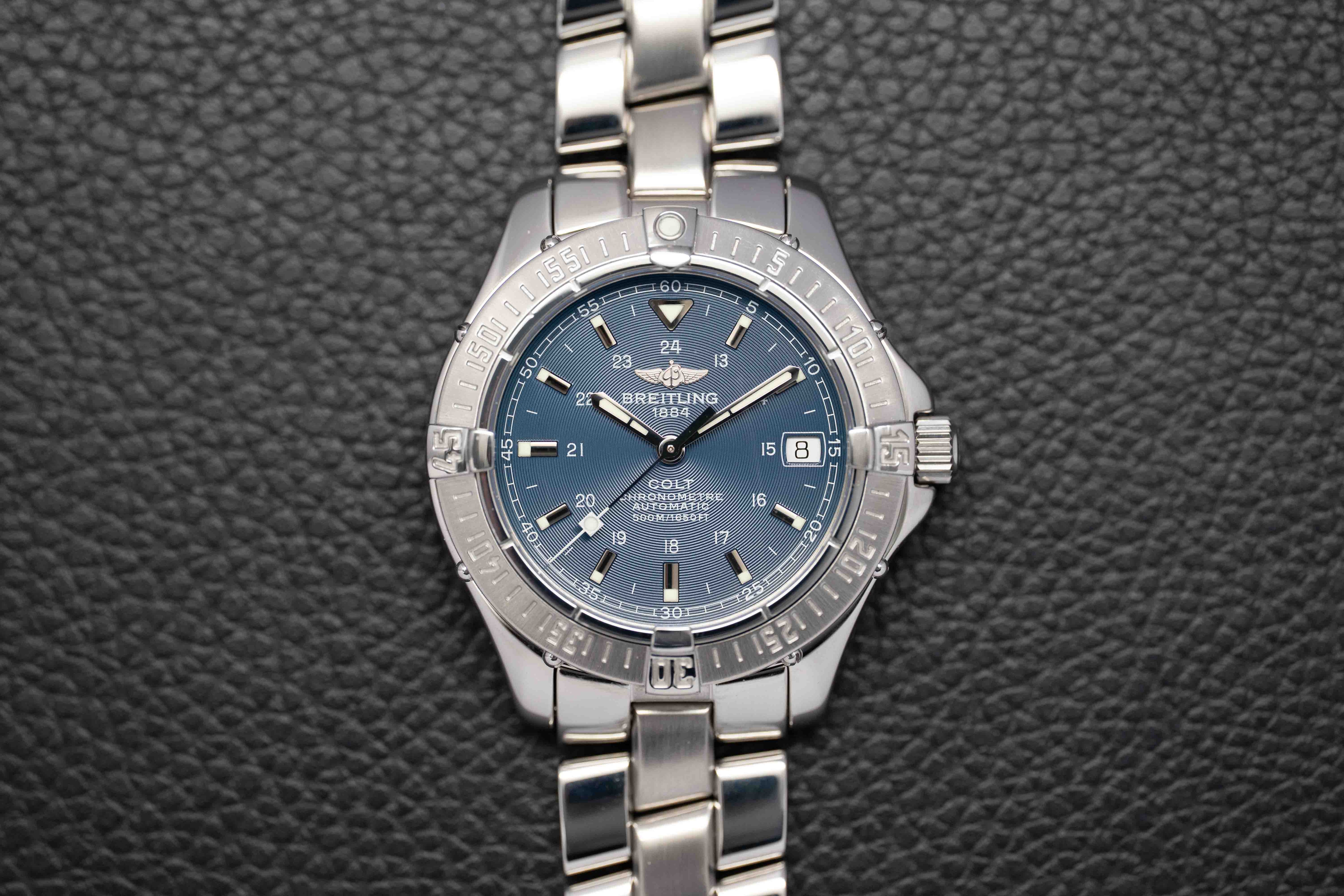 Breitling Colt Ocean A17350 Blue Dial 2004