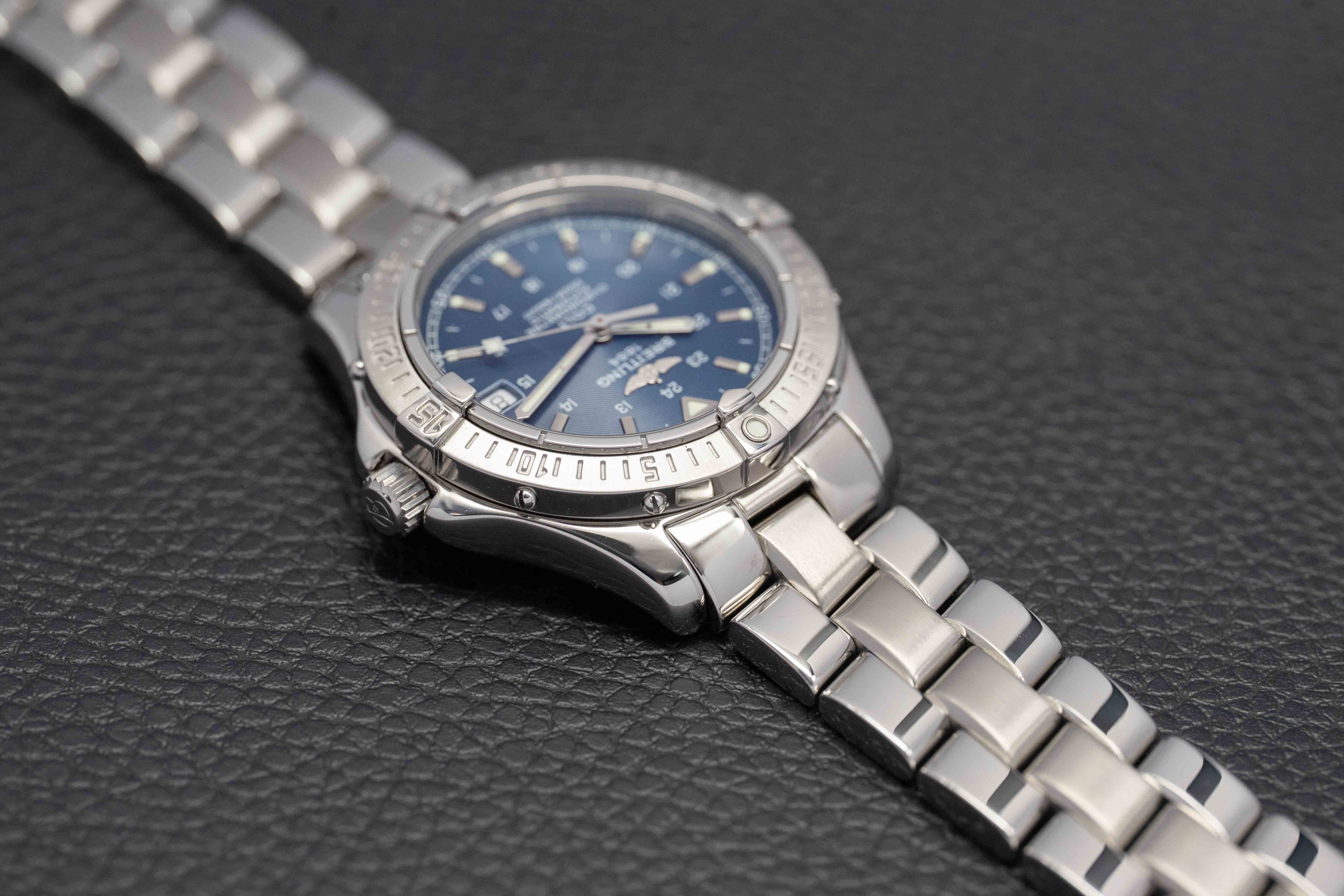 Breitling Colt Ocean A17350 Blue Dial 2004