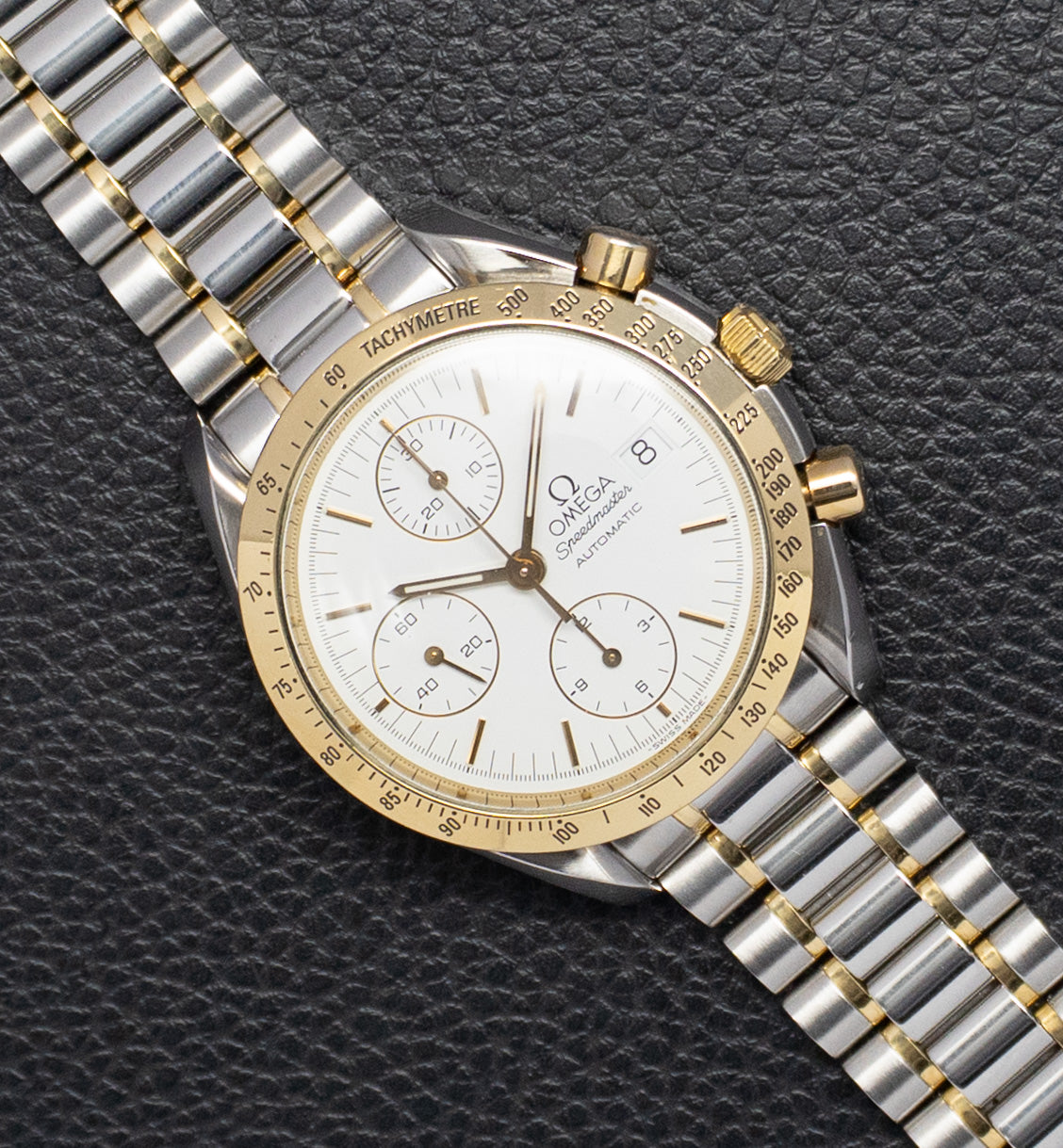 Omega Speedmaster Date 3311.20 Steel/Gold 1999 Papers