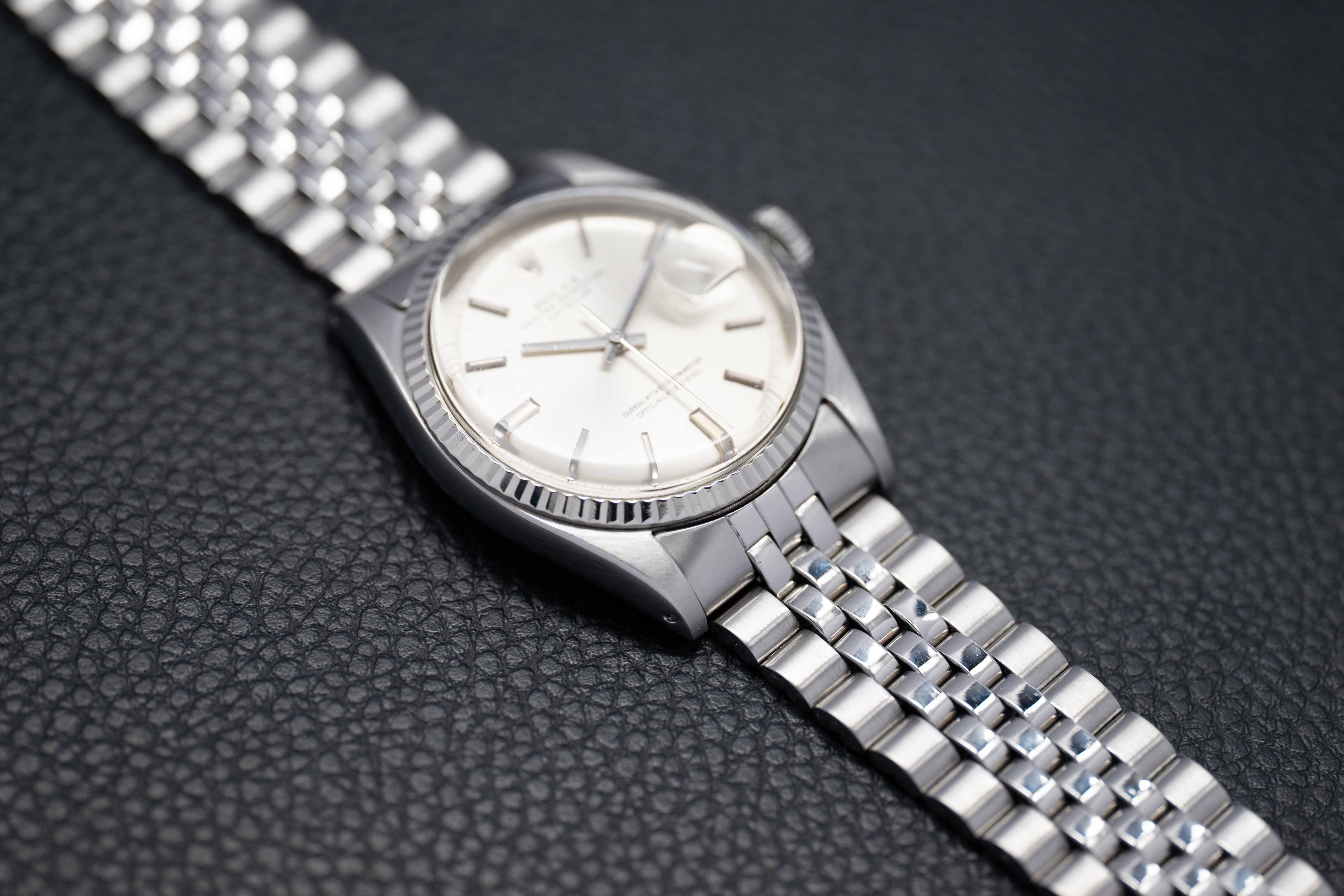 Rolex Datejust 1601 Silver Dial 1970