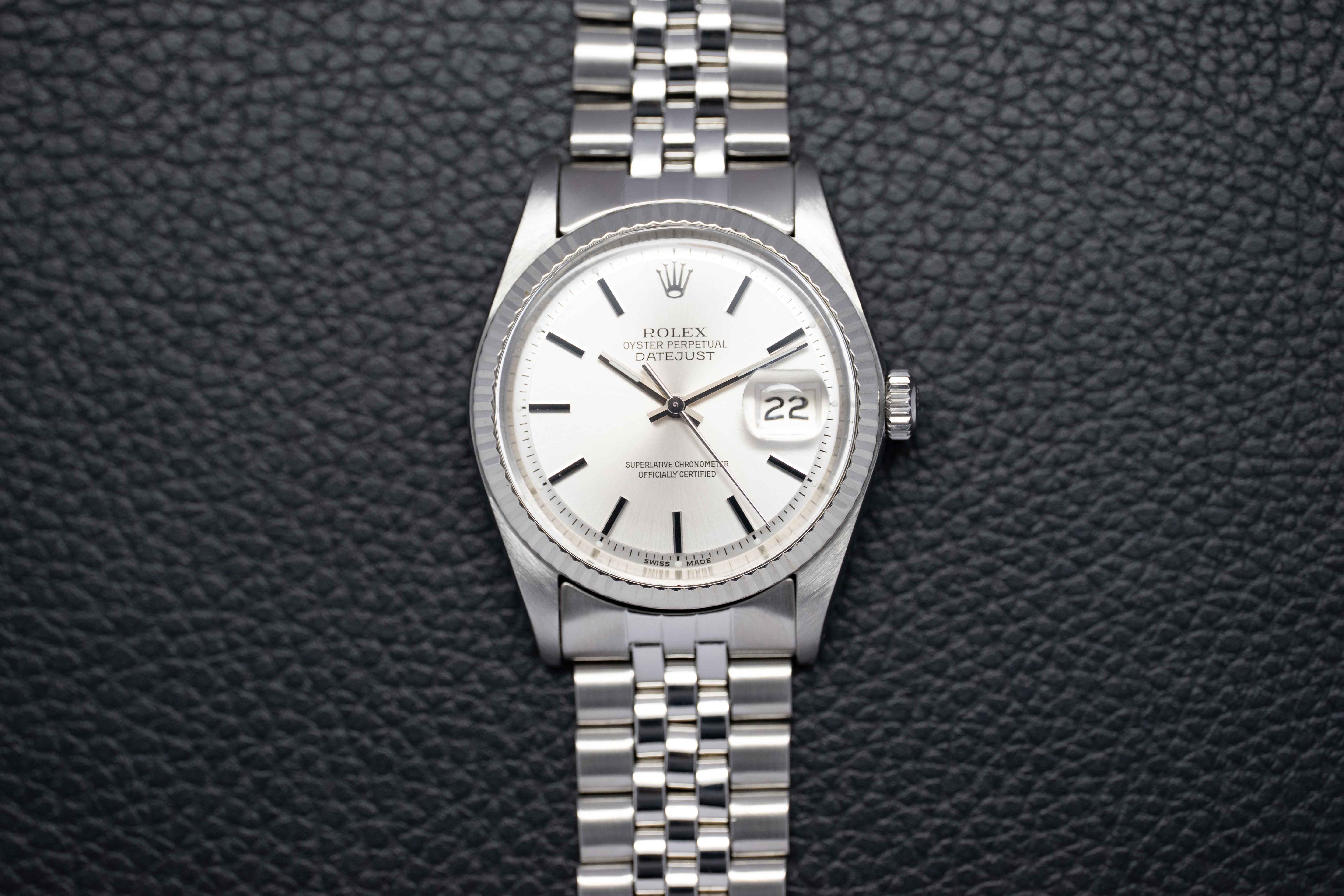 Rolex Datejust 1601 Silver Dial 1976
