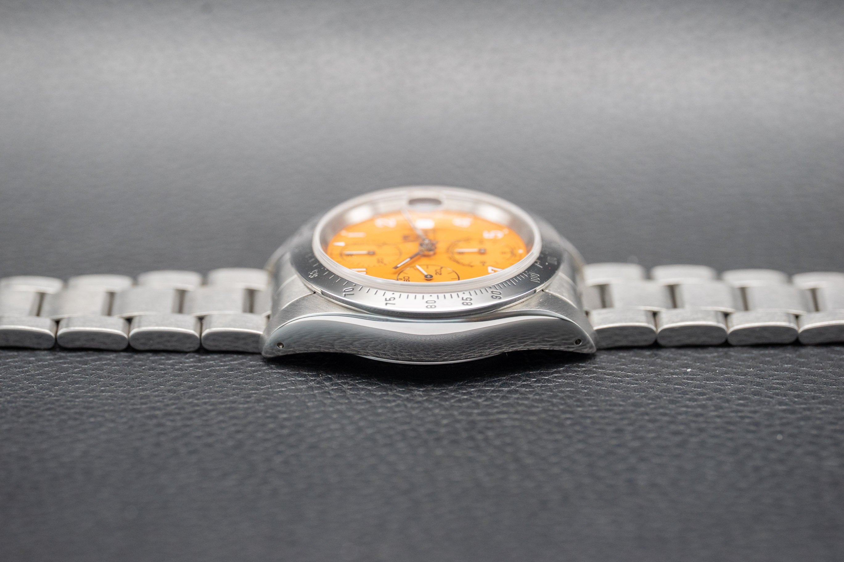 Tudor Prince Date 79280 Orange Fullset 2001 Box+Papers
