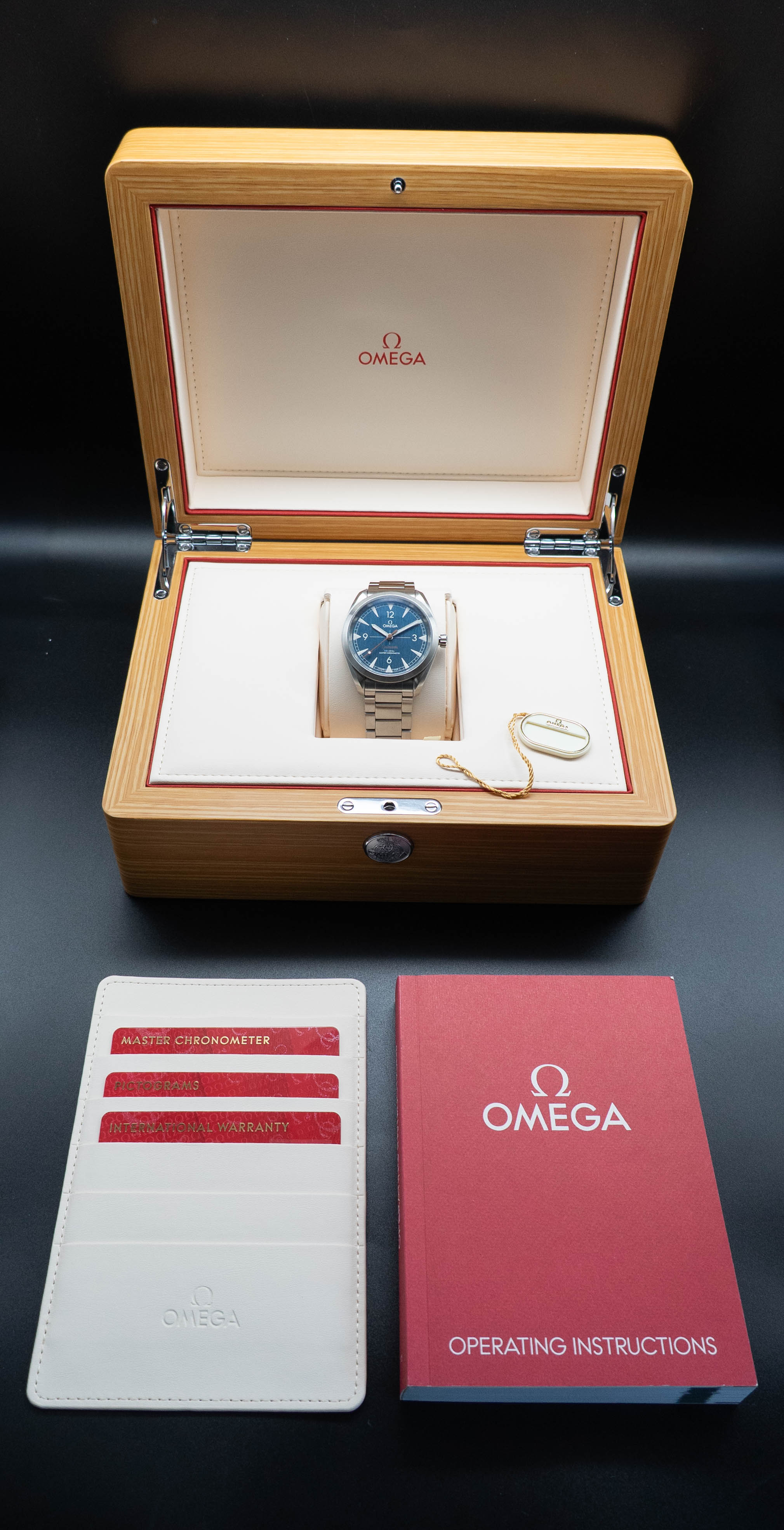 Omega Seamaster Railmaster 220.10.40.20.03.001 Fullset 2023 Box+Papers