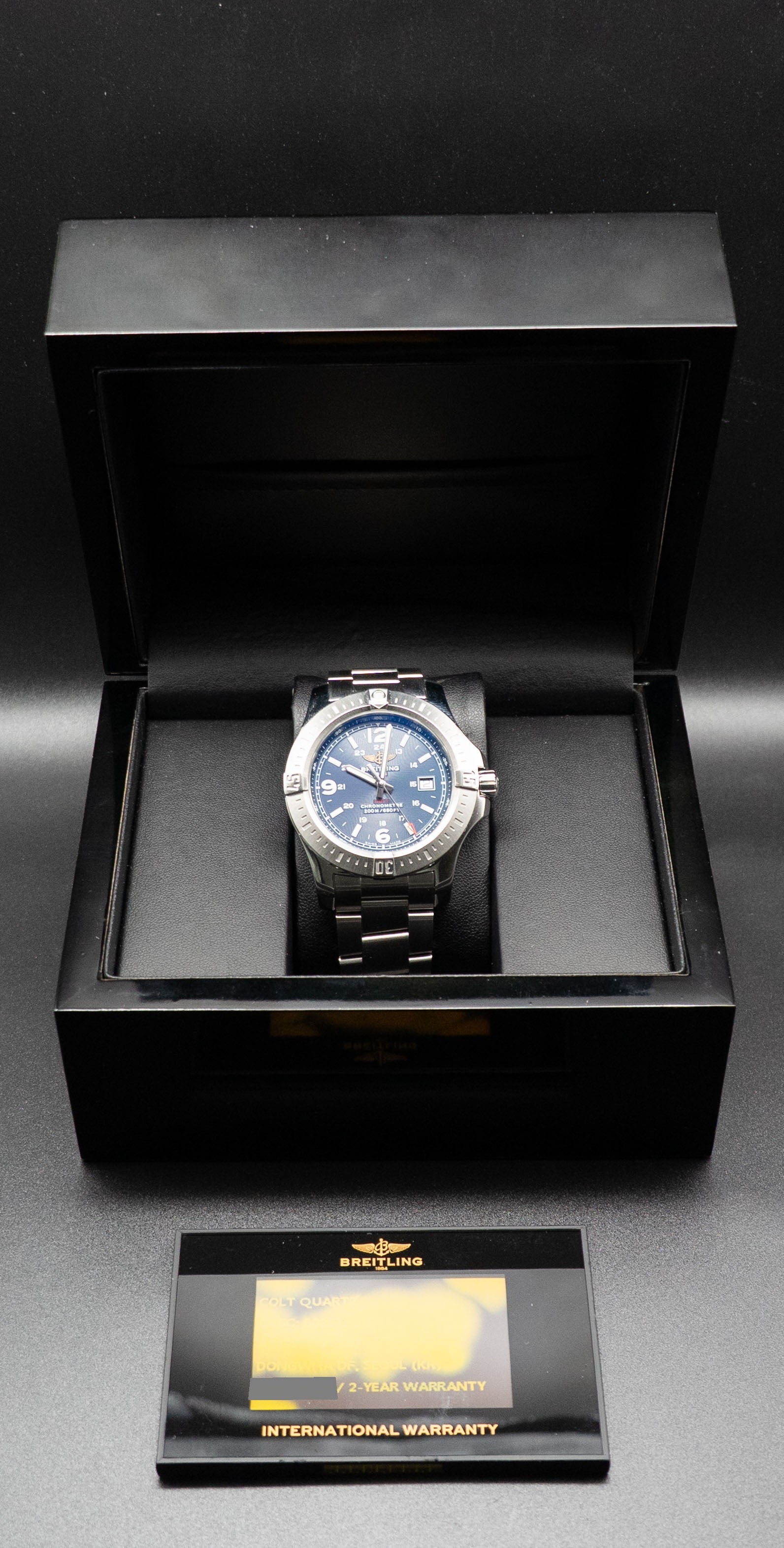 Breitling Colt A74388 Papers 2016