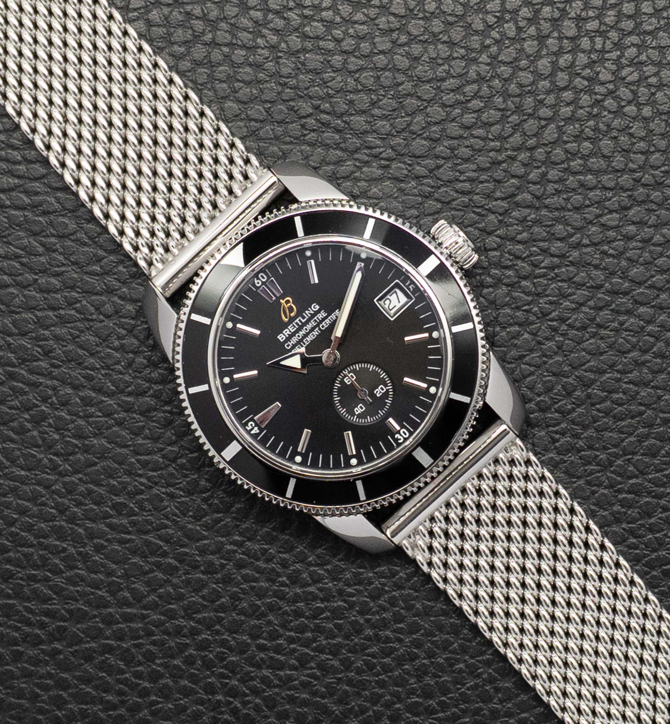 Breitling Superocean Heritage A37320 Black Dial 2007 Papers