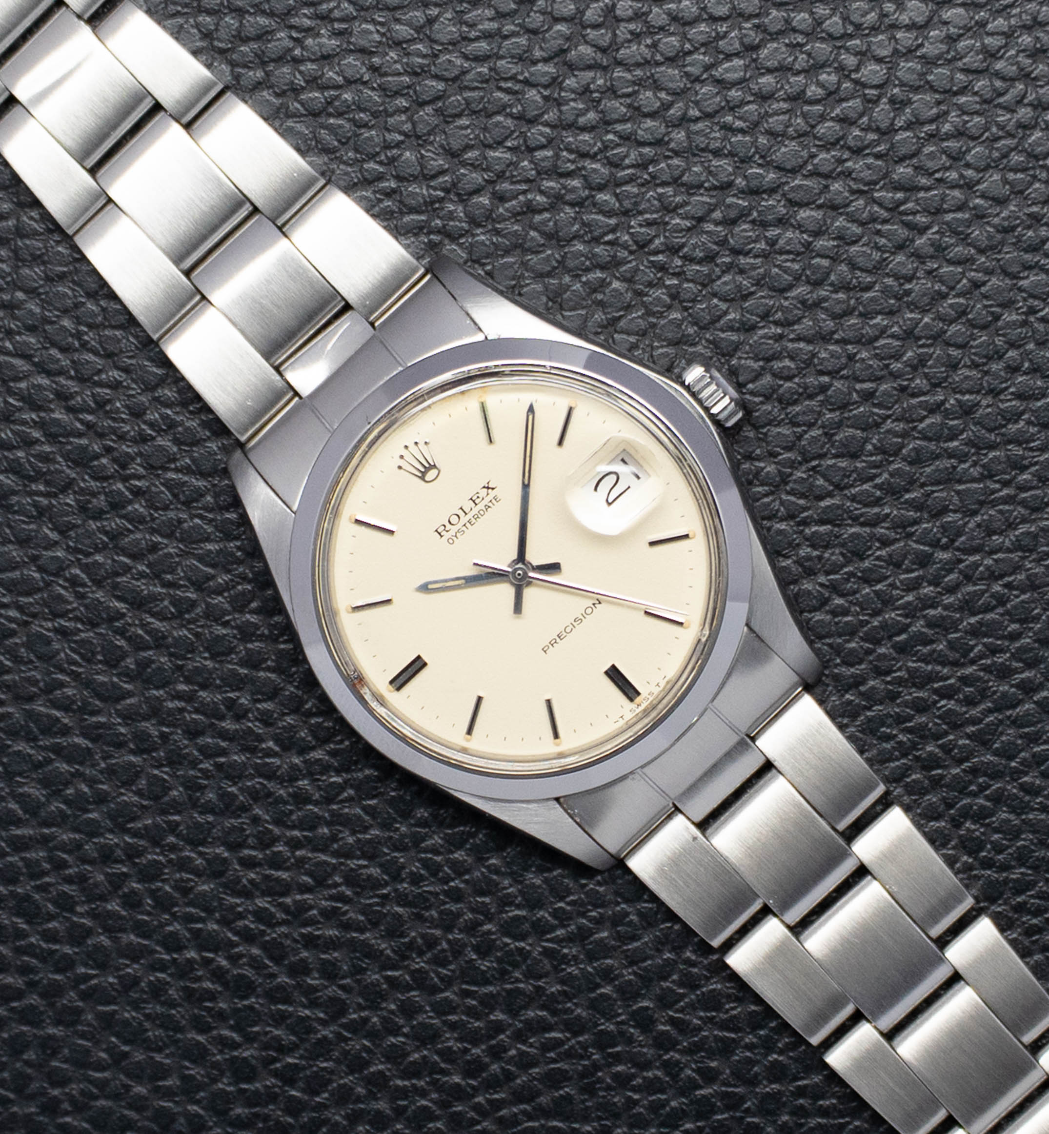 Rolex Oysterdate 6694 Silver Dial 1970
