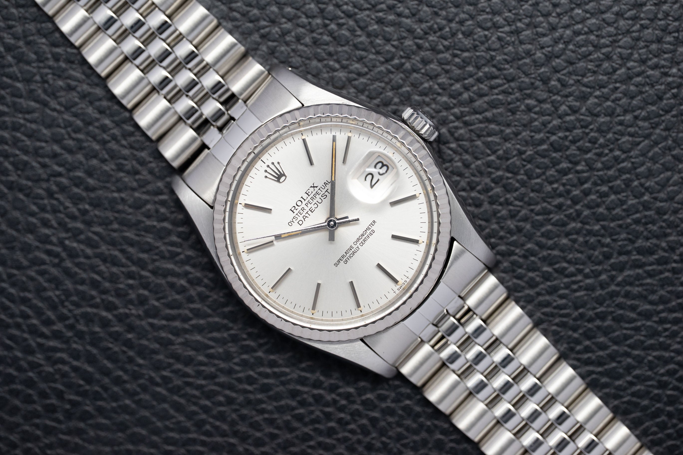 Rolex Datejust 16014 Silver Dial 1984