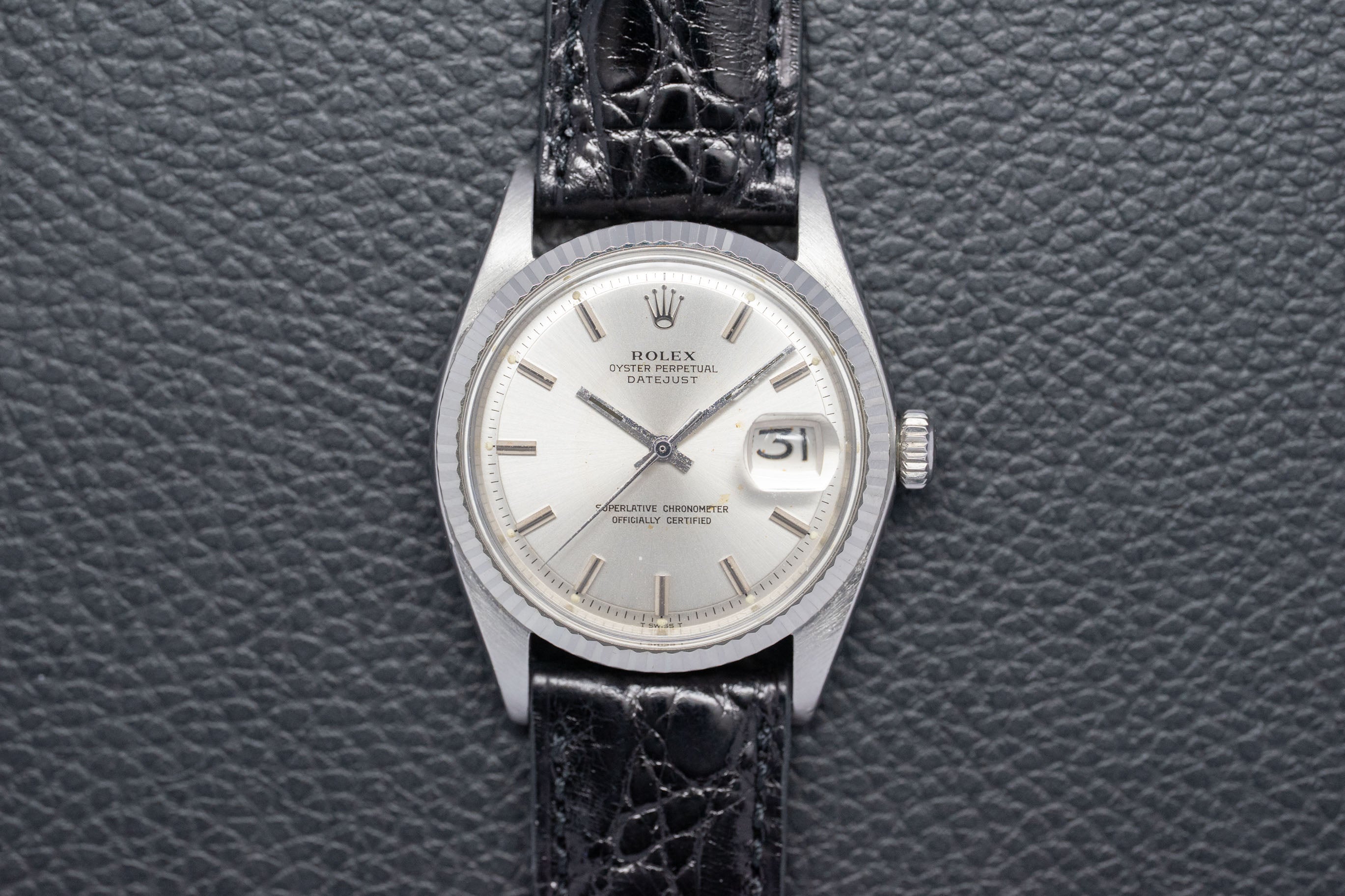 Rolex Datejust 1601 Silver Dial 1972