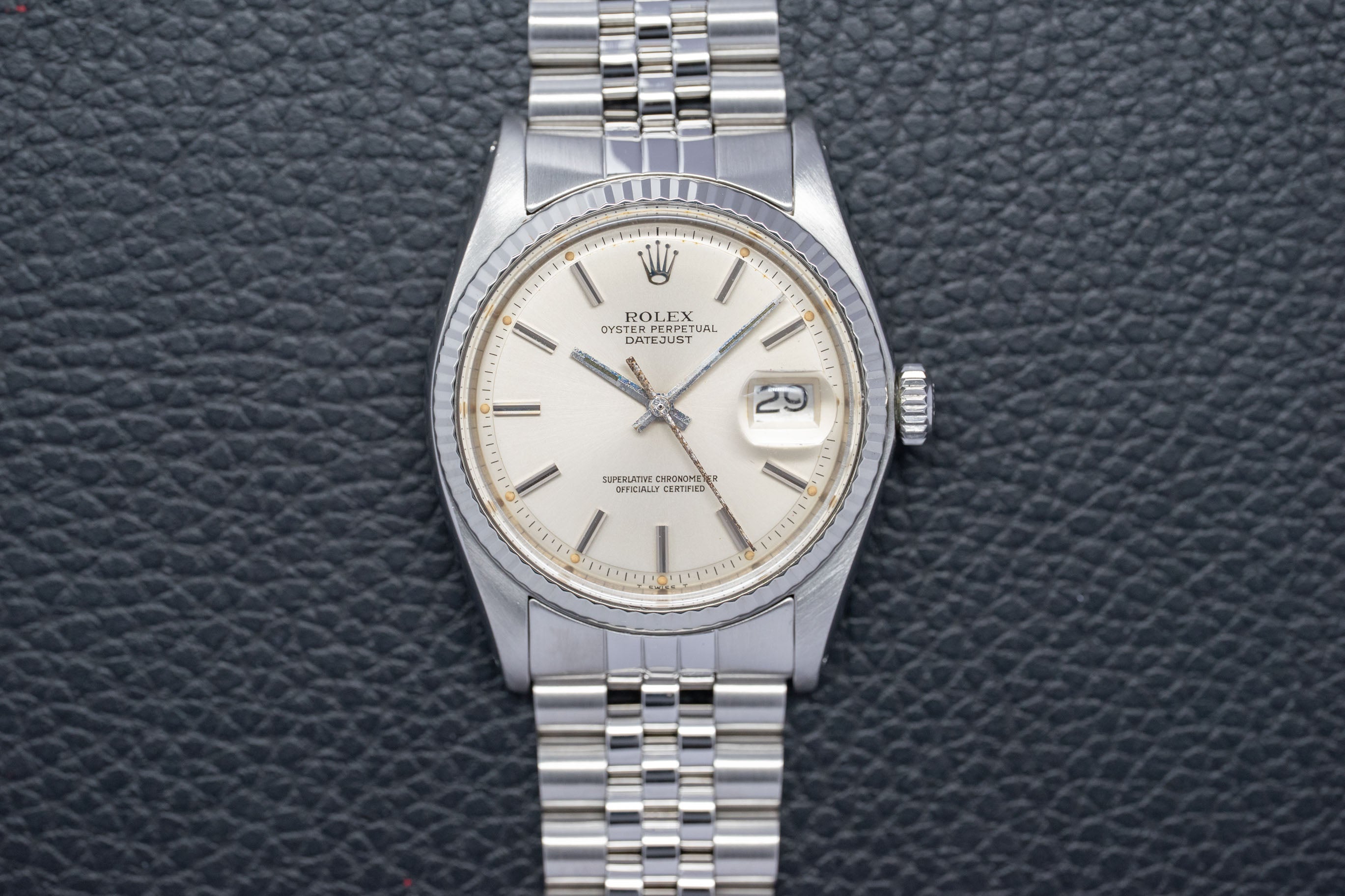 Rolex Datejust 1601 Silver Dial 1978