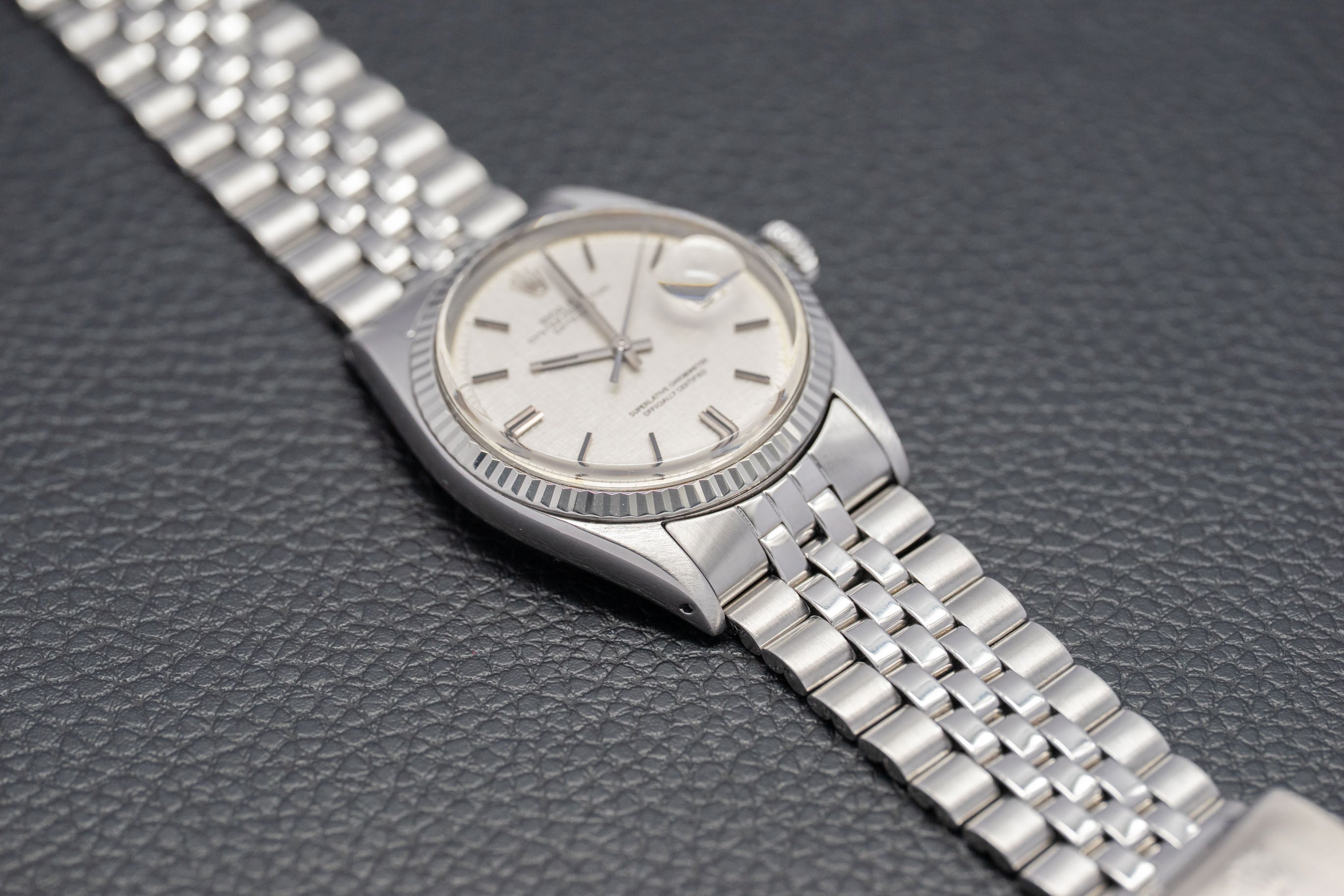 Rolex Datejust 1601 Linen Dial 1969