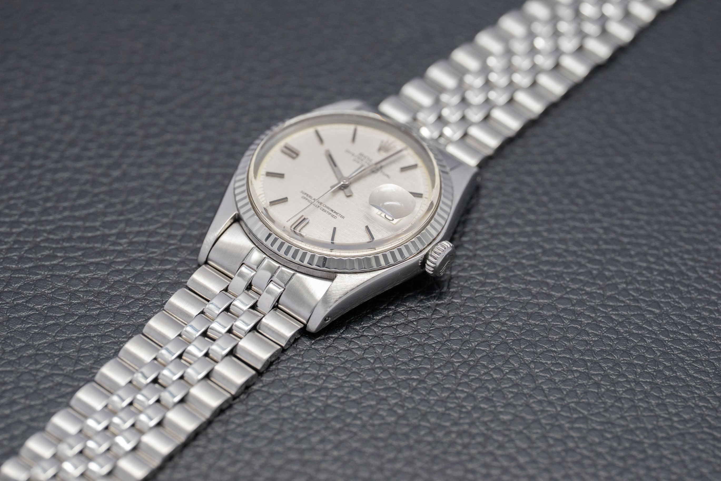 Rolex Datejust 1601 Linen Dial 1969