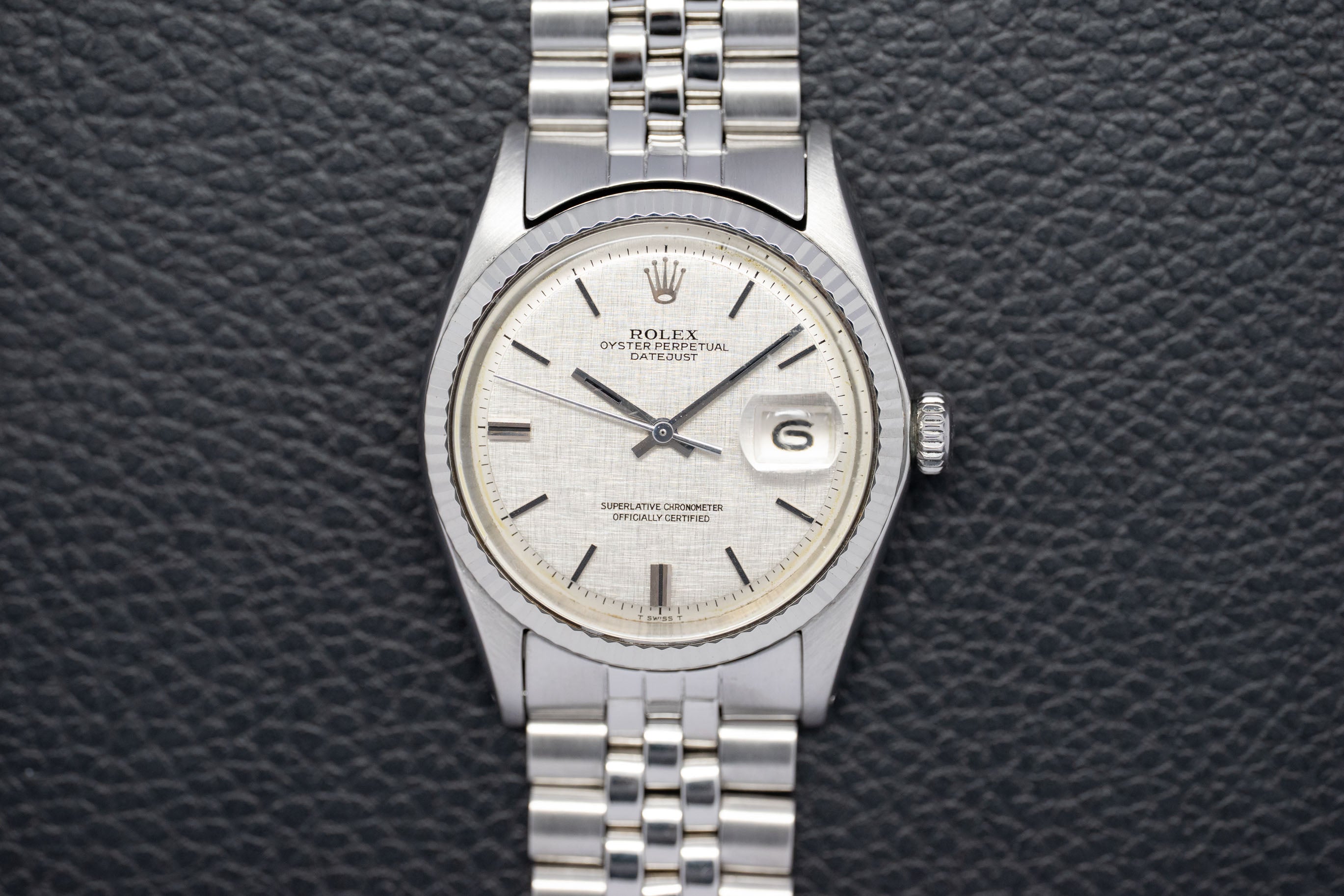 Rolex Datejust 1601 Linen Dial 1969