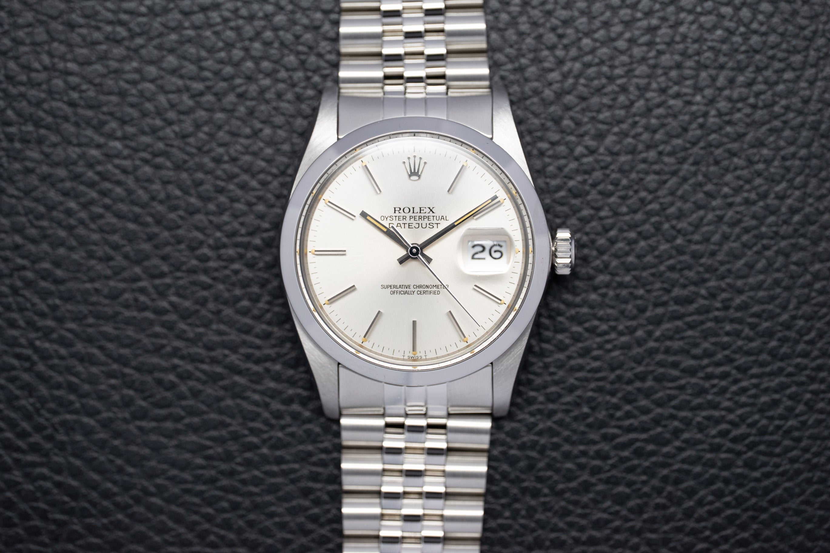 Rolex Datejust 16000 Silver Dial 1982