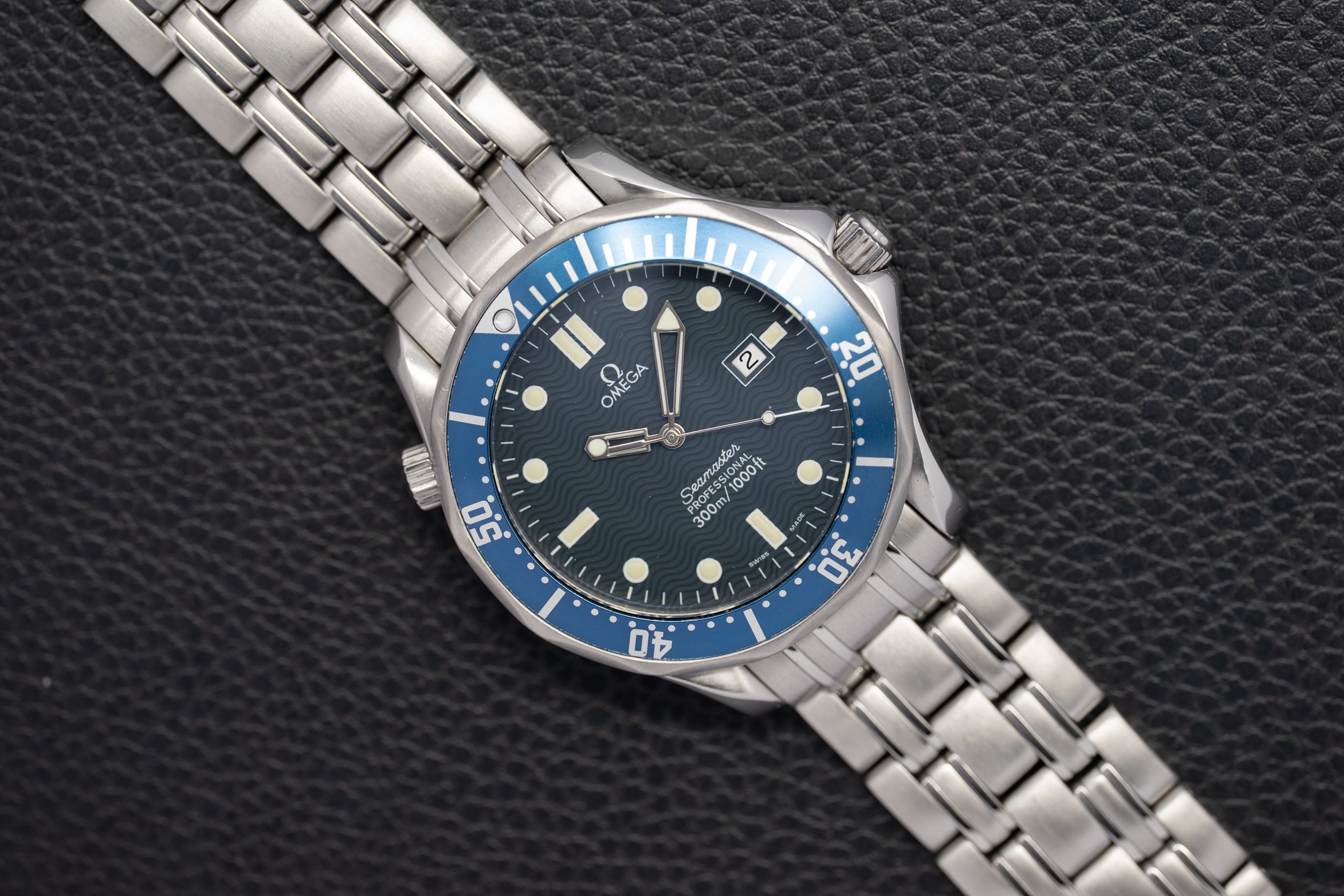 Omega Seamaster Diver 300 2541.80 Blue Dial 1998
