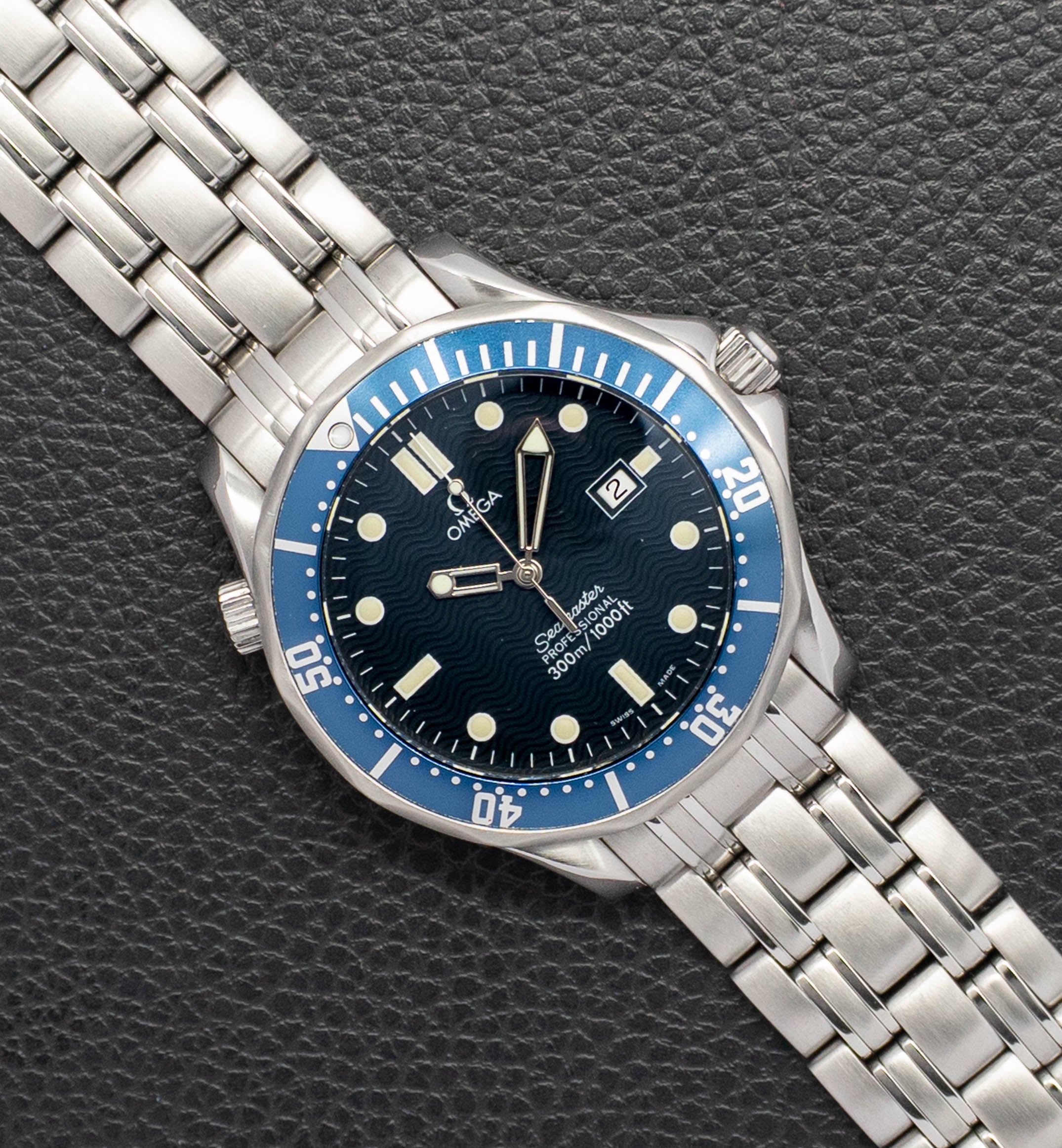 Omega Seamaster Diver 300 2541.80 Blue Dial 1998
