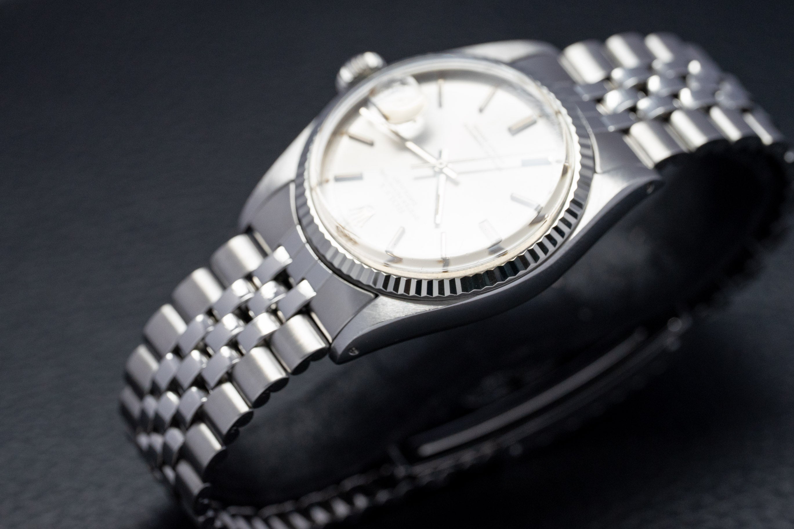 Rolex Datejust 1601 Silver Dial 1972 Box