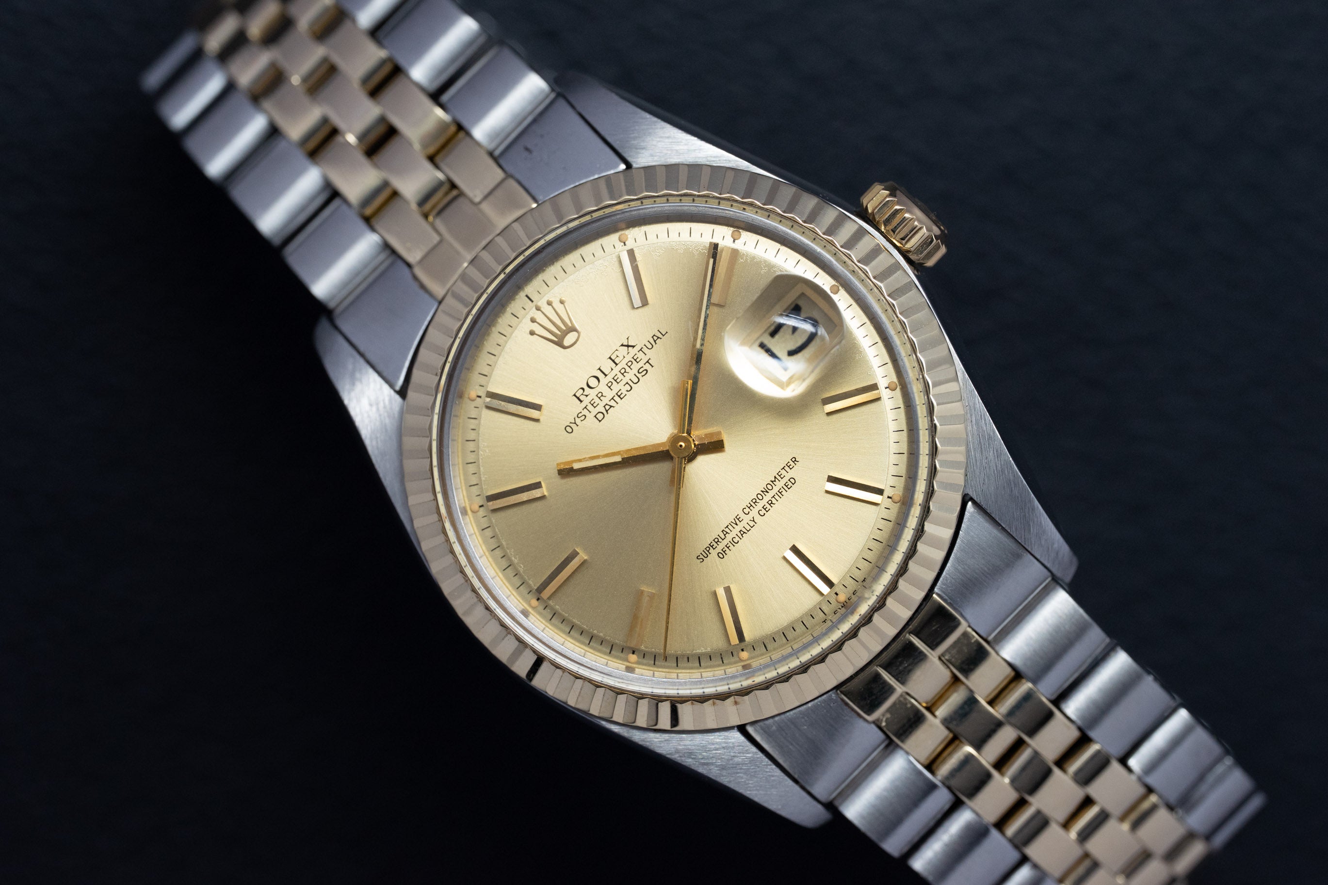 Rolex Datejust 1601 Champagne Dial 1975 Box