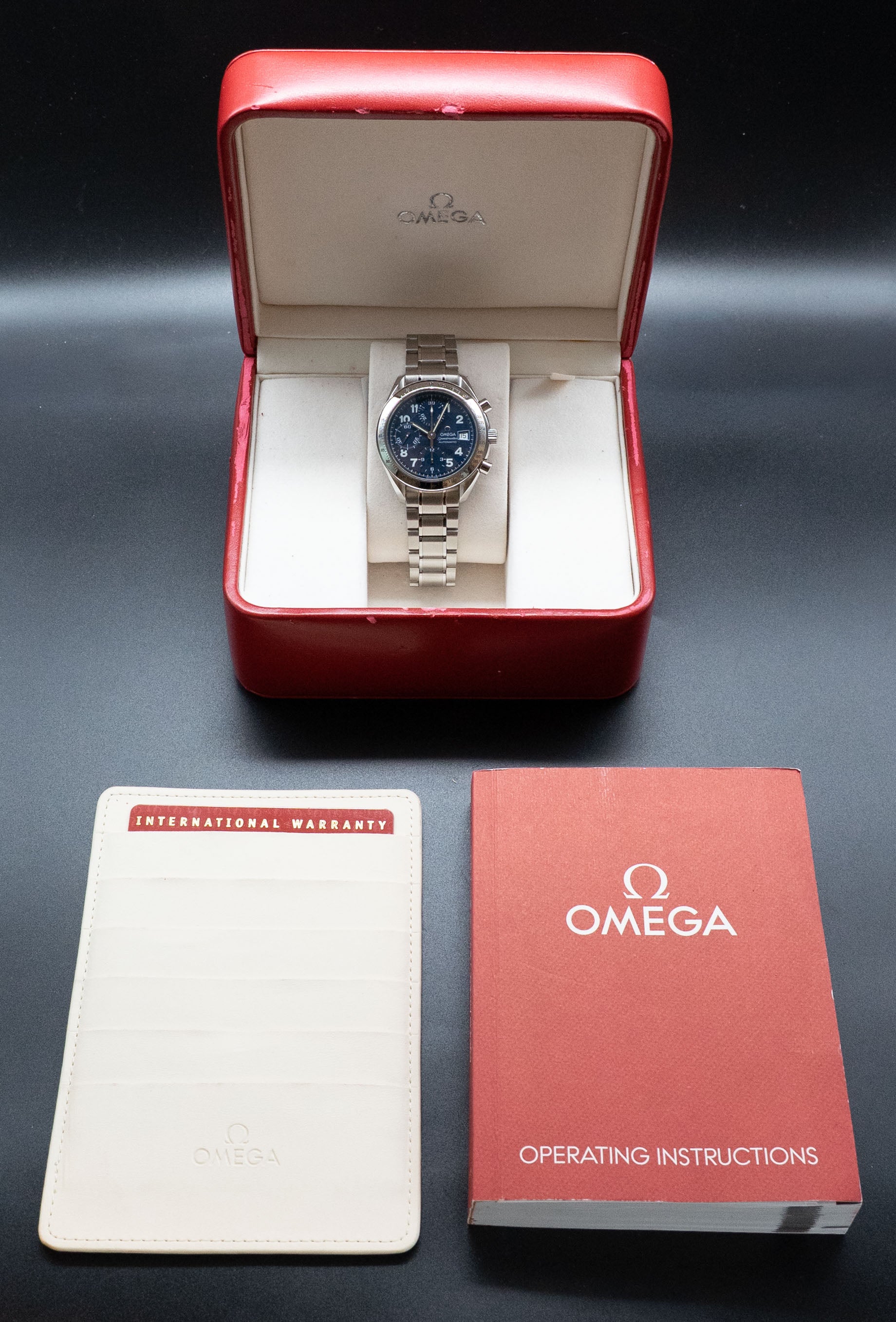 Omega Speedmaster Date 3513.82 Fullset 2004 Box+Papers