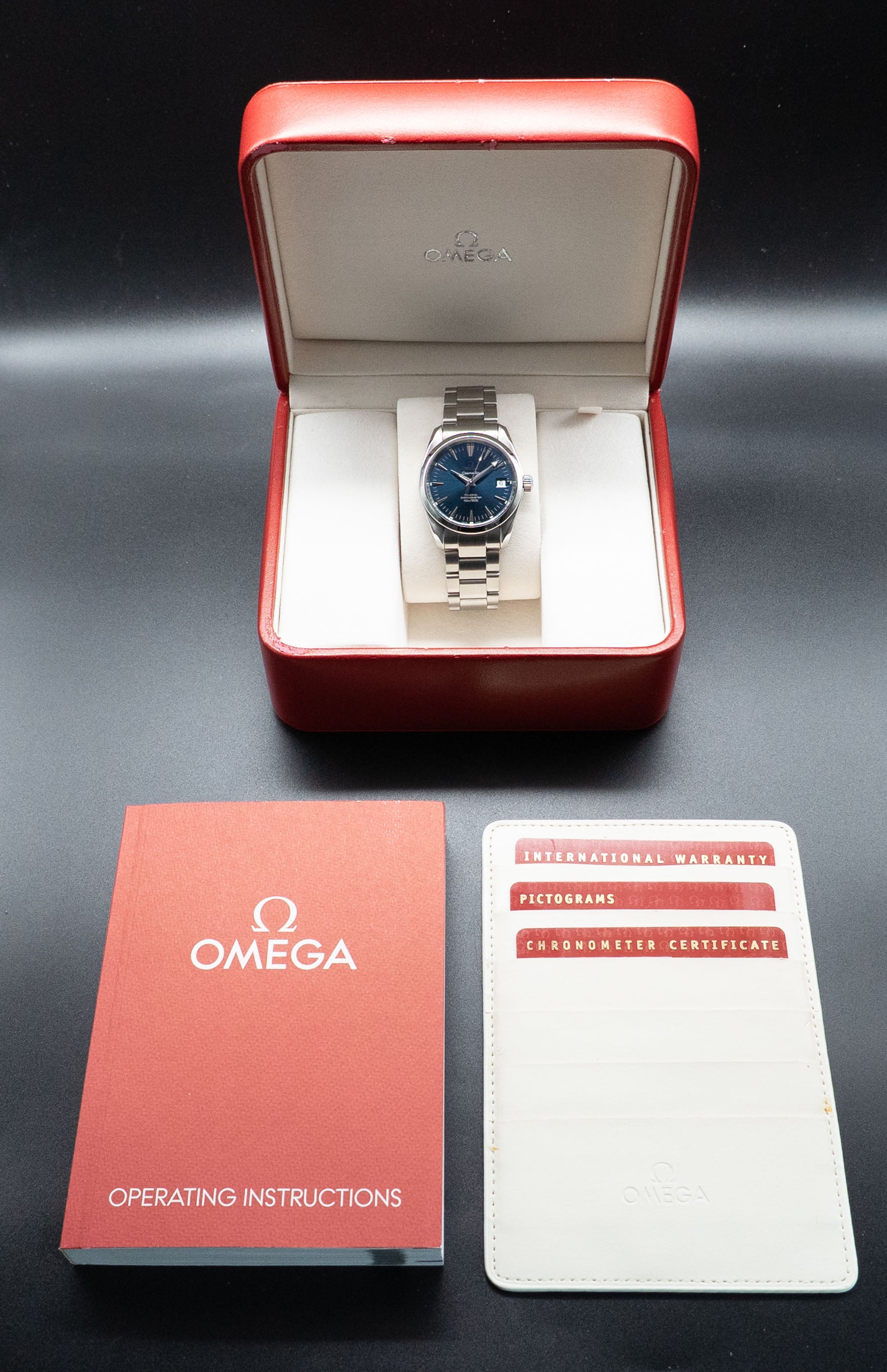 Omega Seamaster Aqua Terra 2504.80 Fullset 2010 Box+Papers