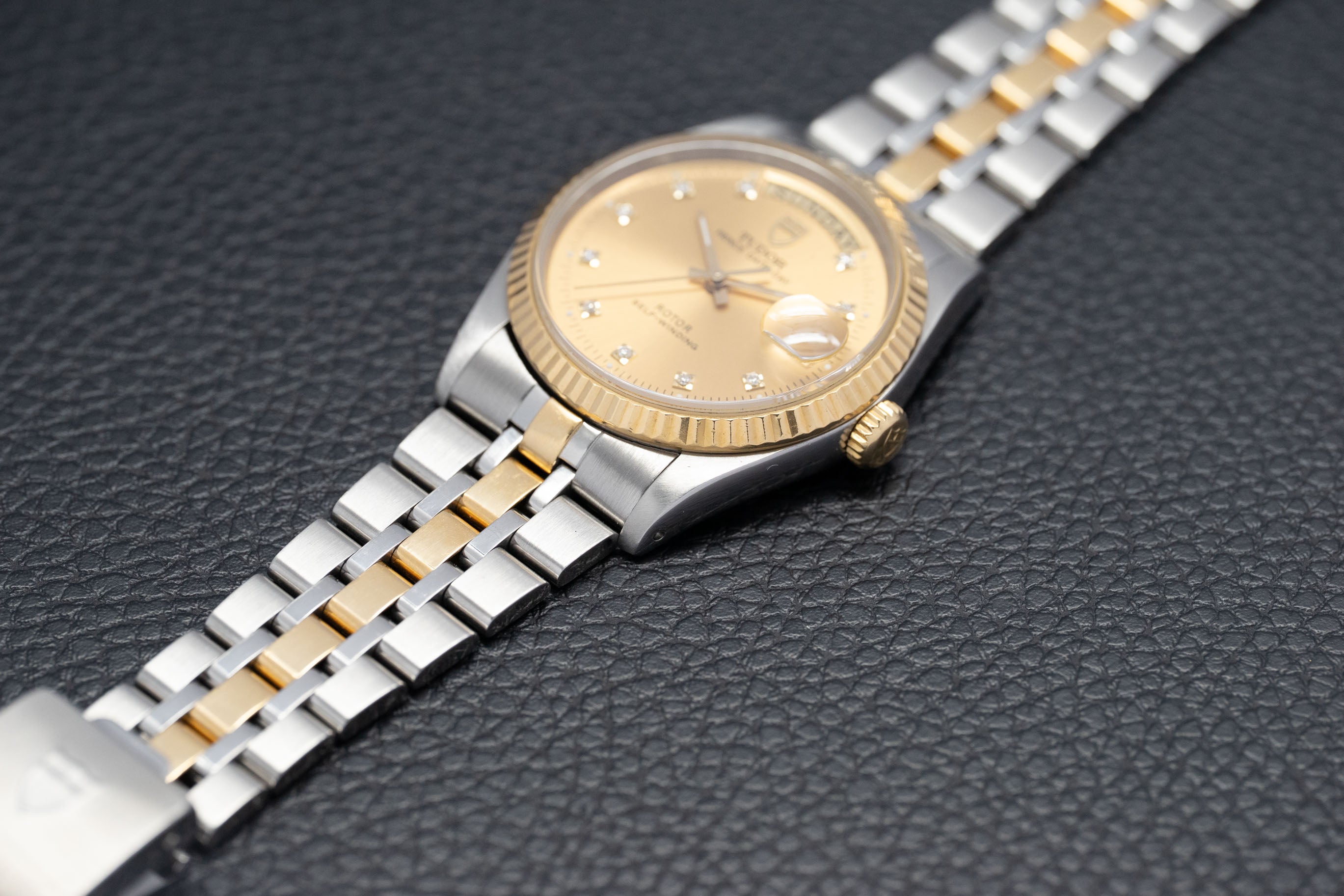 Tudor Prince Date-Day 76213 Gold Dial 2002