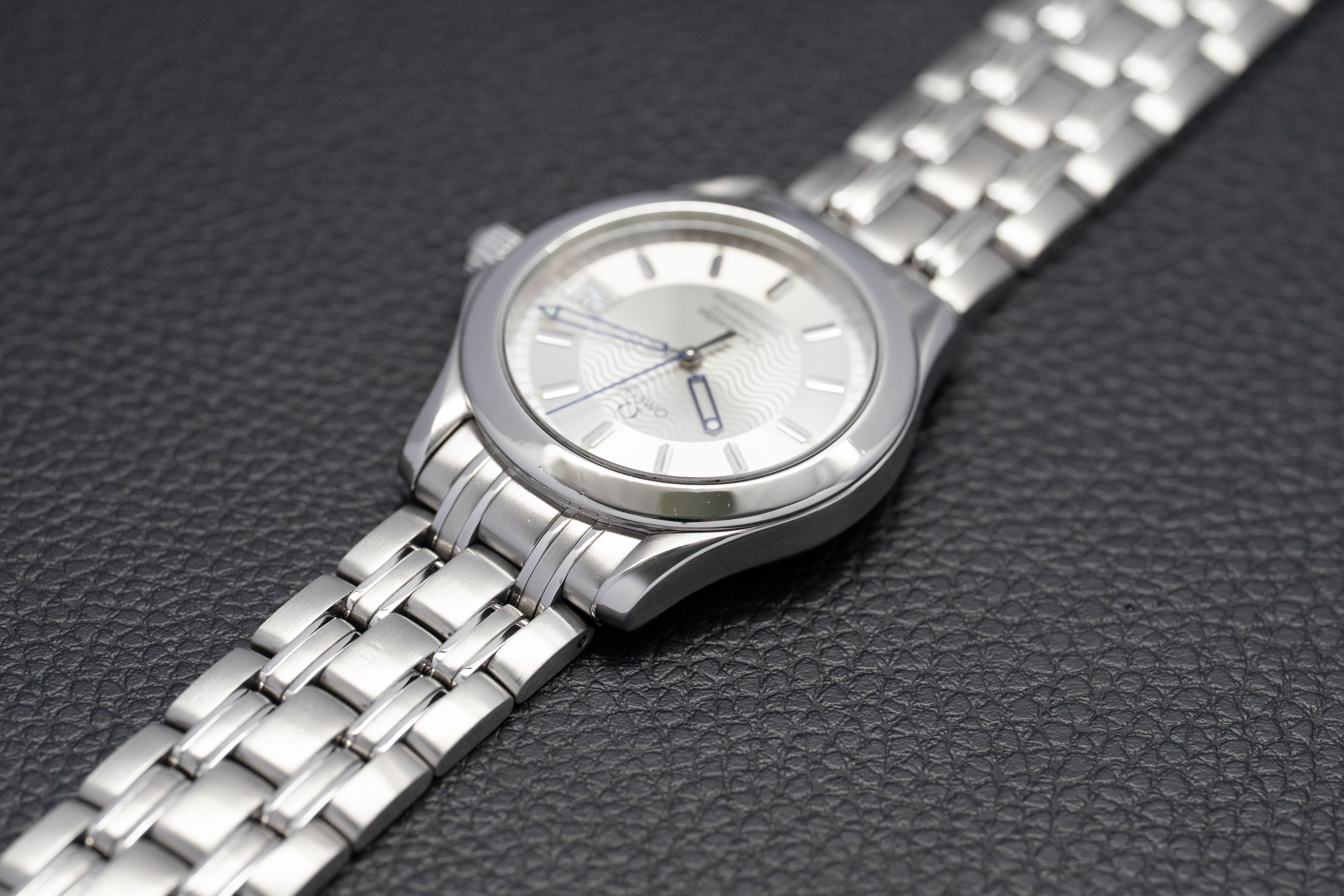 Omega Seamaster 120 2501.31 Esfera Plata 2002 Papeles