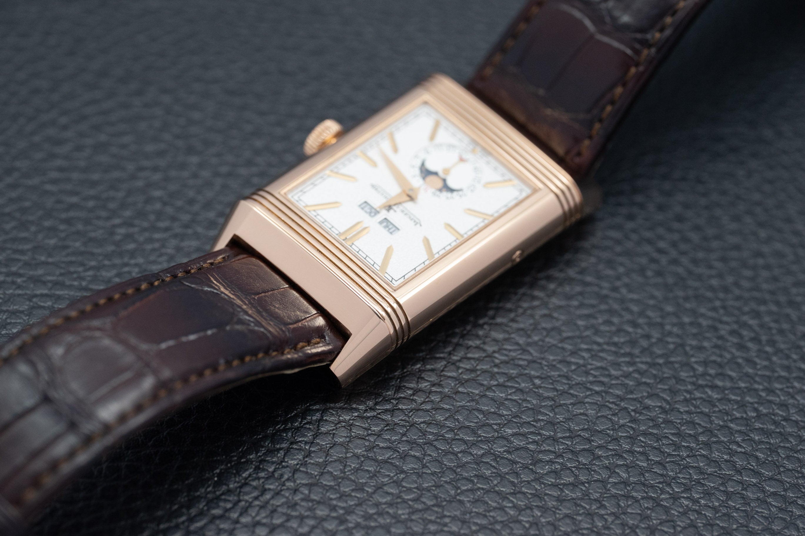 Jaeger-LeCoultre Reverso Tribute Calendar Moonphase Q3912420/216.2.D3 Fullset 2020 Box+Papers