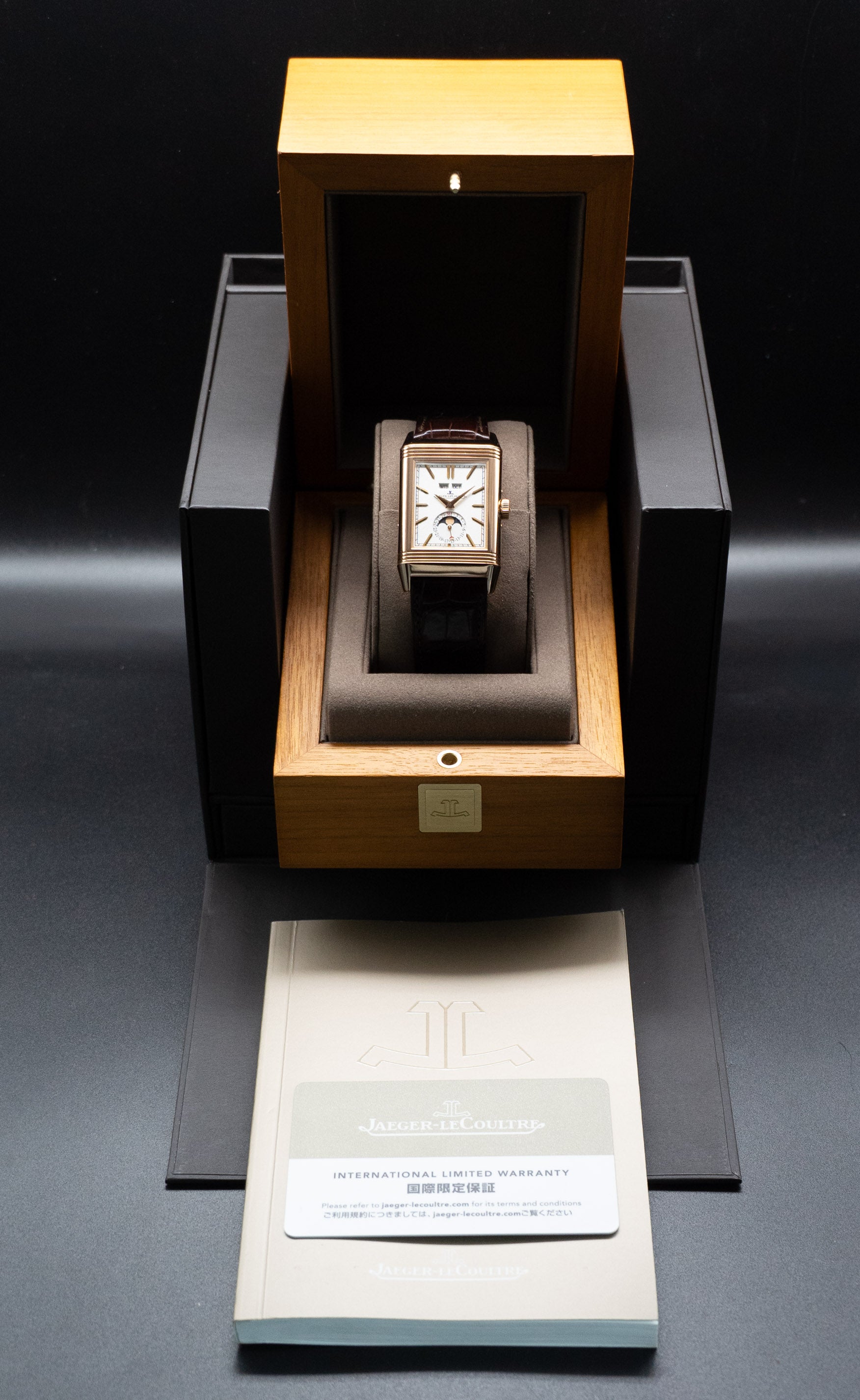Jaeger-LeCoultre Reverso Tribute Calendar Moonphase Q3912420/216.2.D3 Fullset 2020 Box+Papers