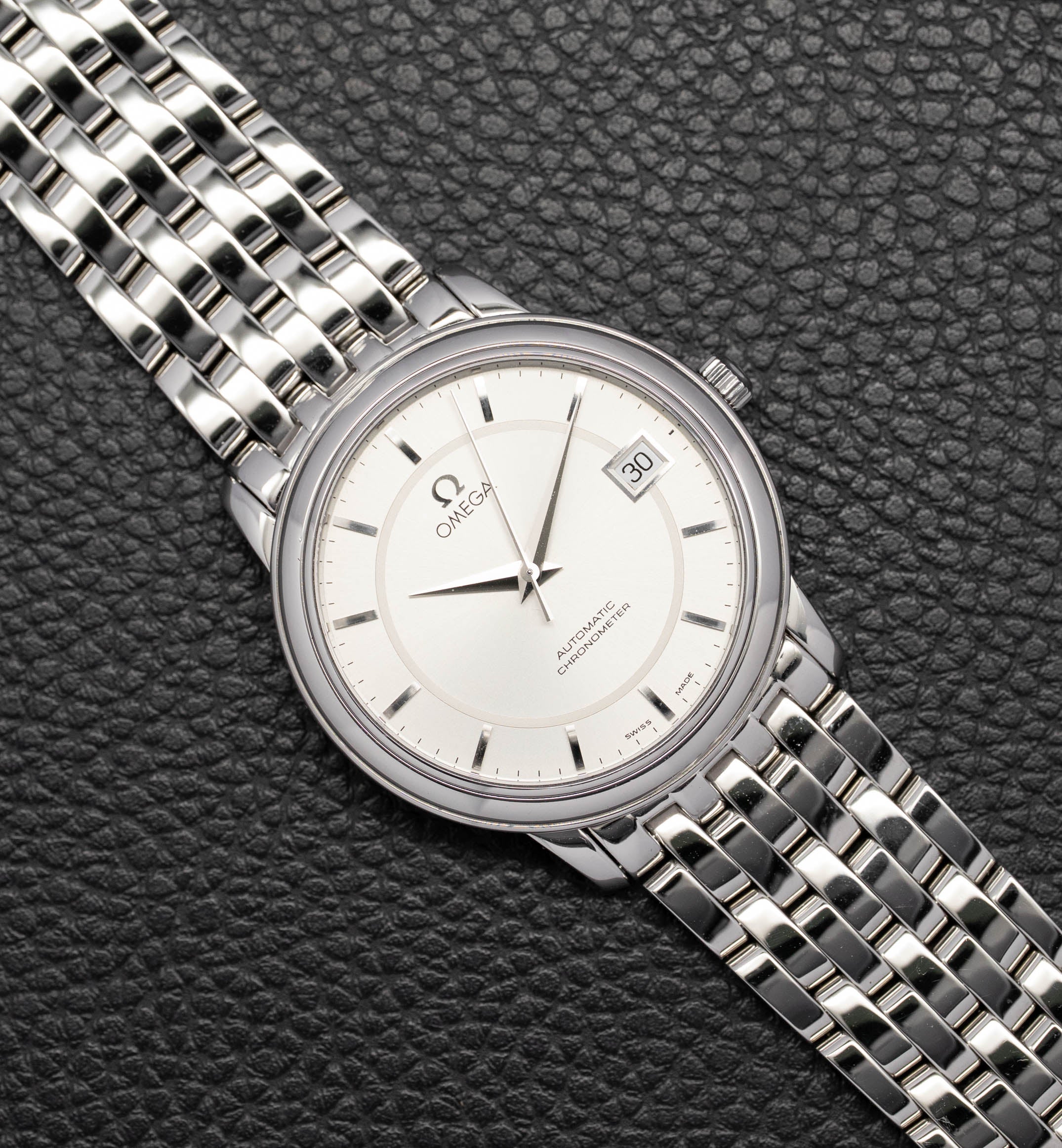 Omega De Ville 4500.31 Silver Dial 1986