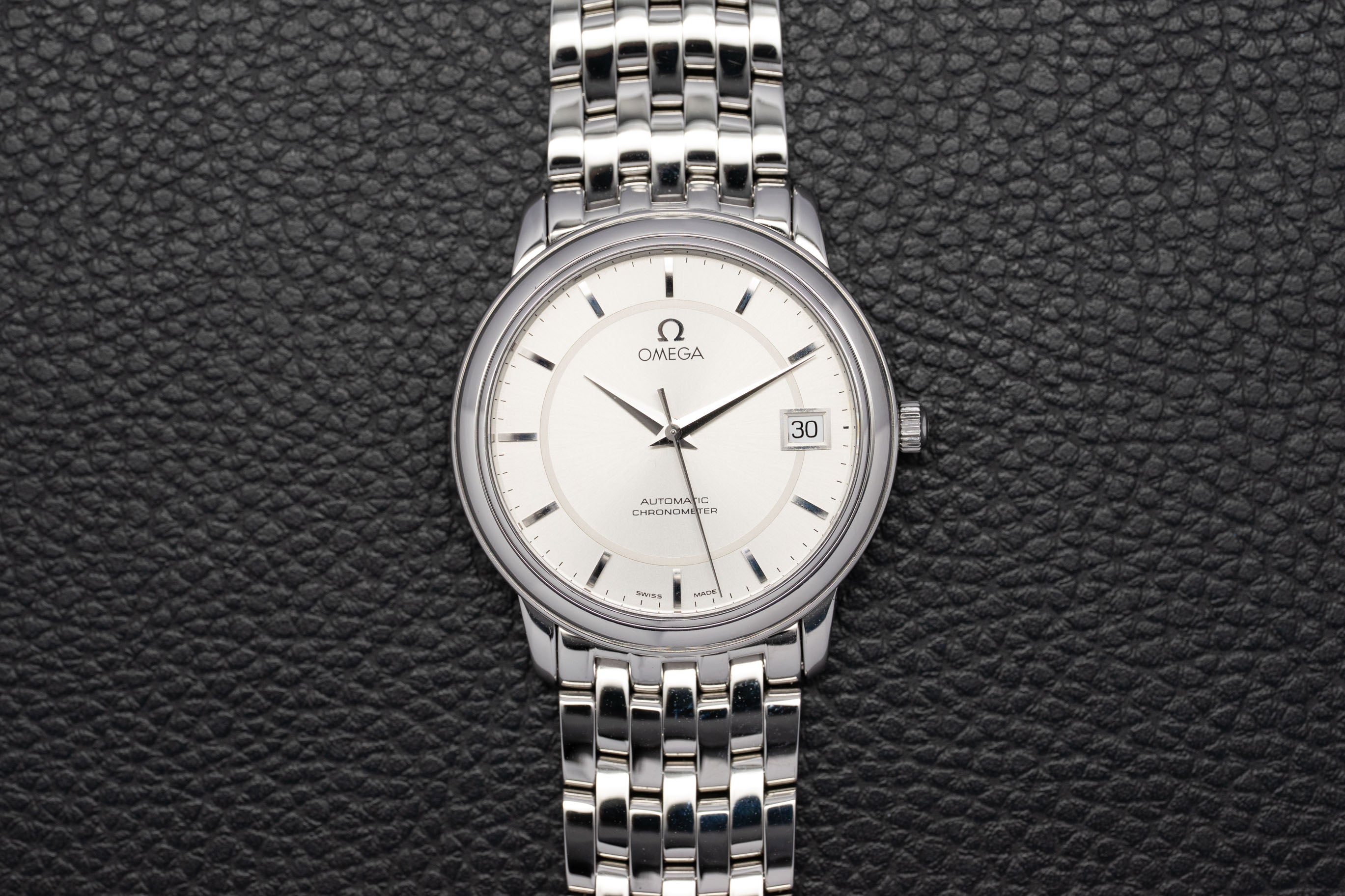 Omega De Ville 4500.31 Silver Dial 1986