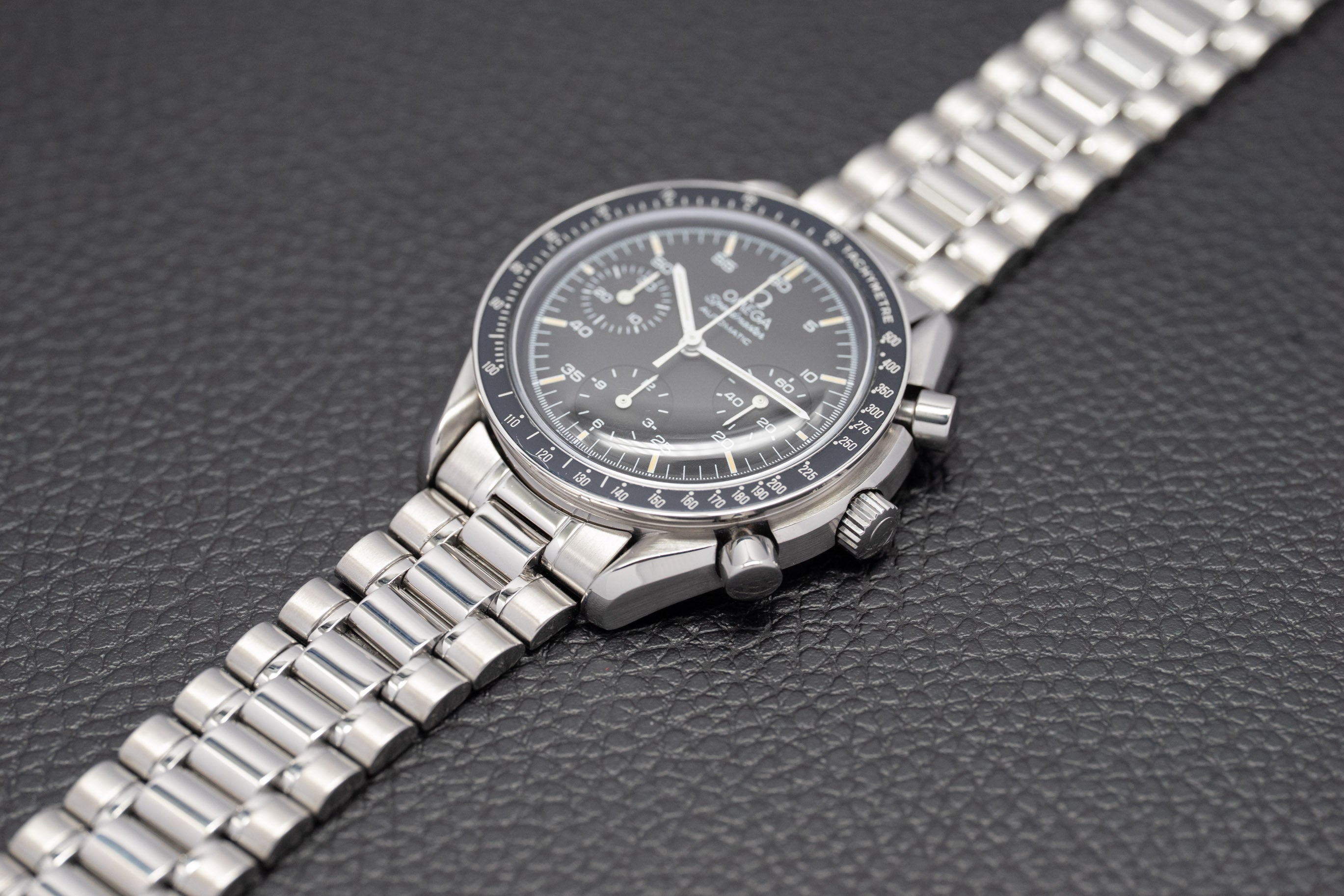 Omega Speedmaster ridotto 3510.50 quadrante nero 1991