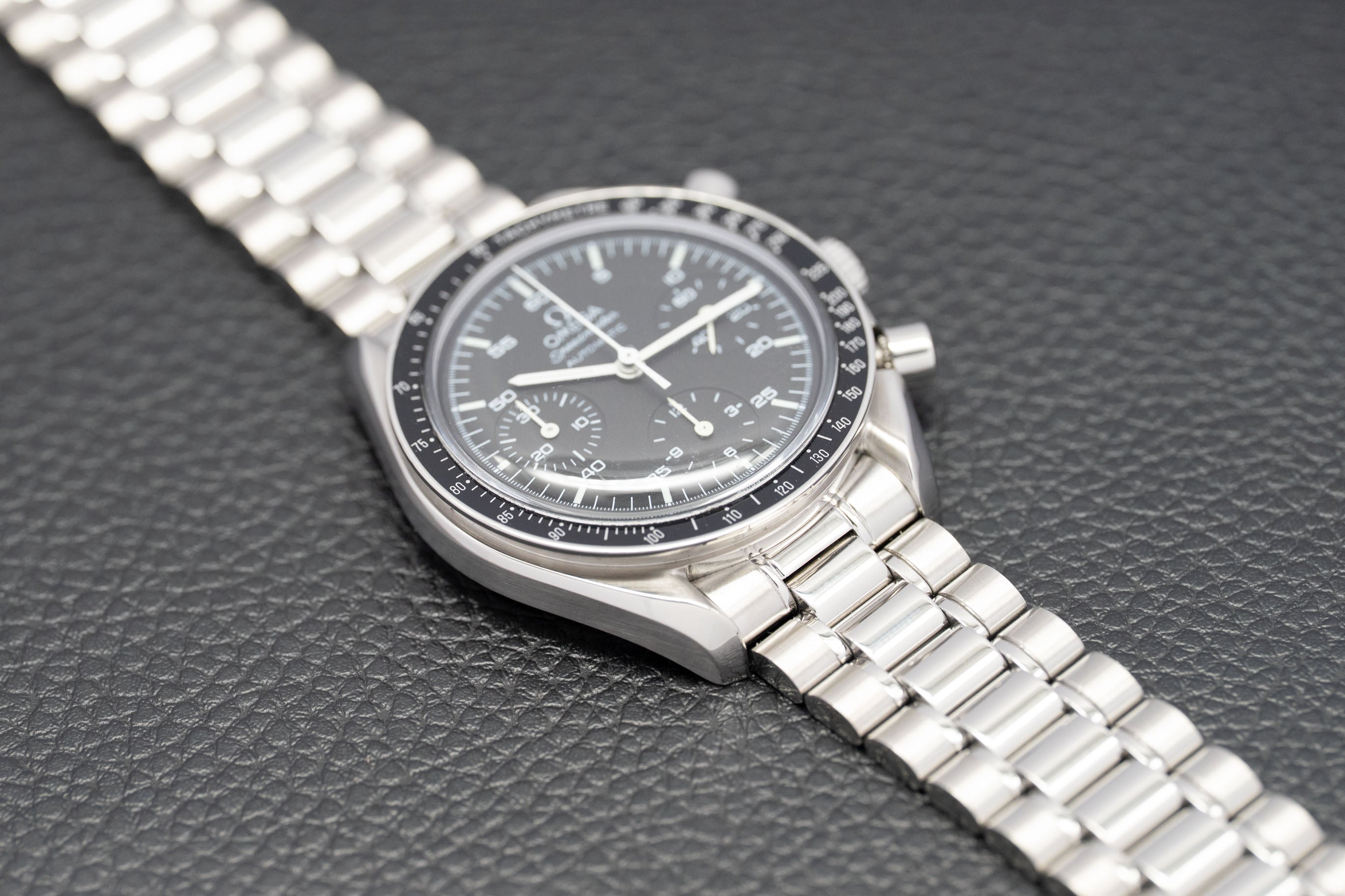 Omega Speedmaster ridotto 3510.50 quadrante nero 1998