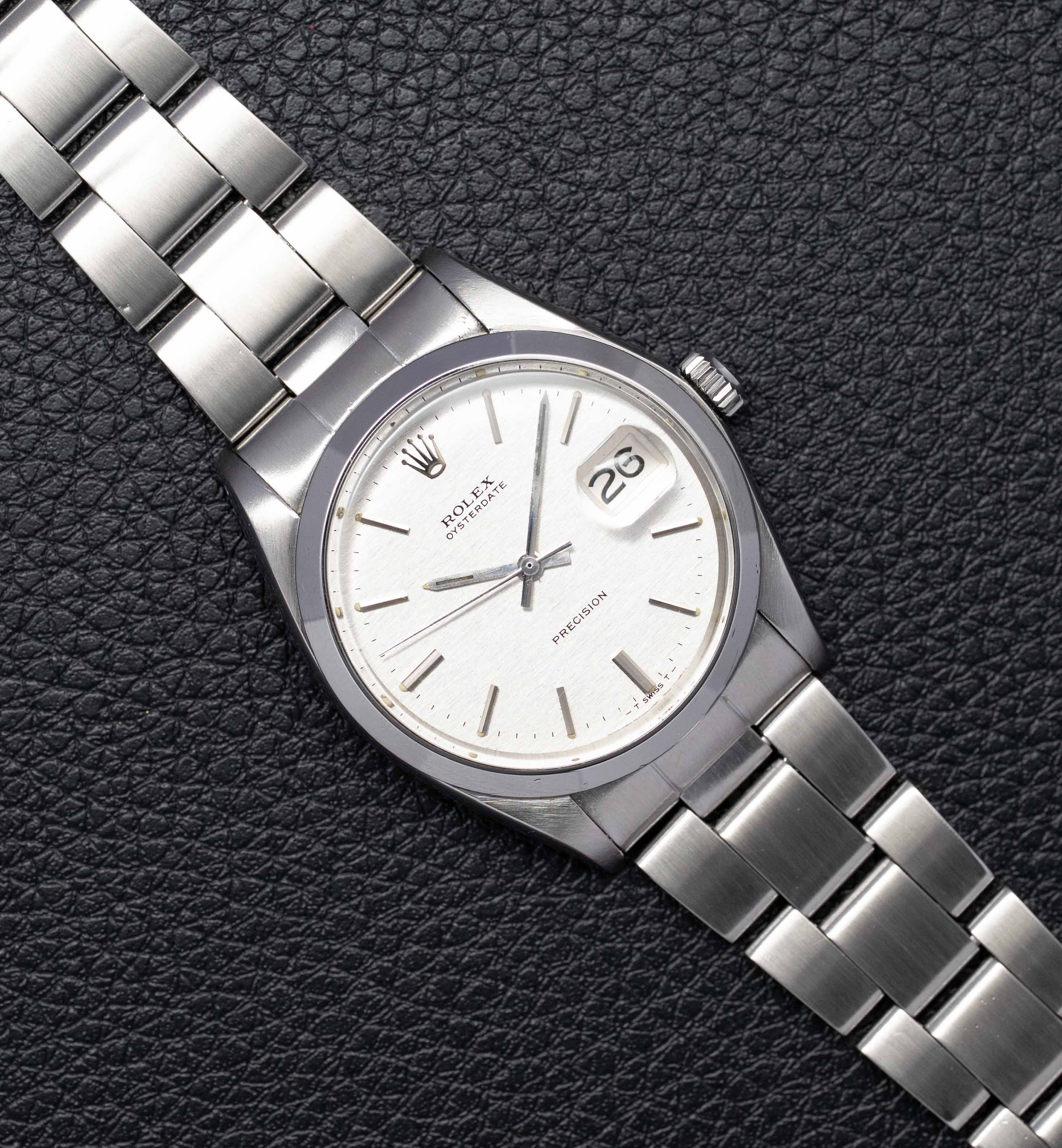 Rolex Oysterdate 6694 Silver Dial 1970