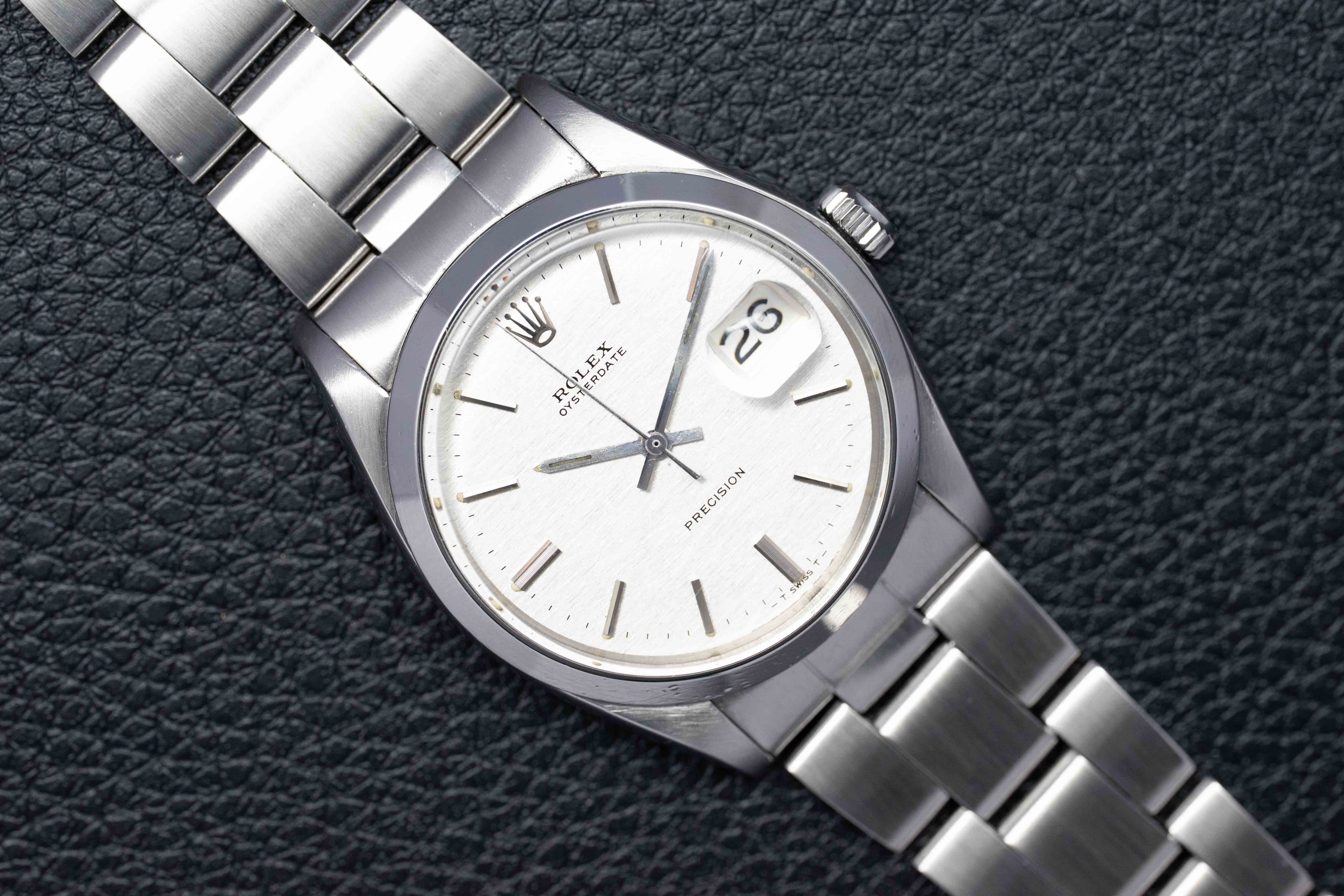 Rolex Oysterdate 6694 Silver Dial 1970