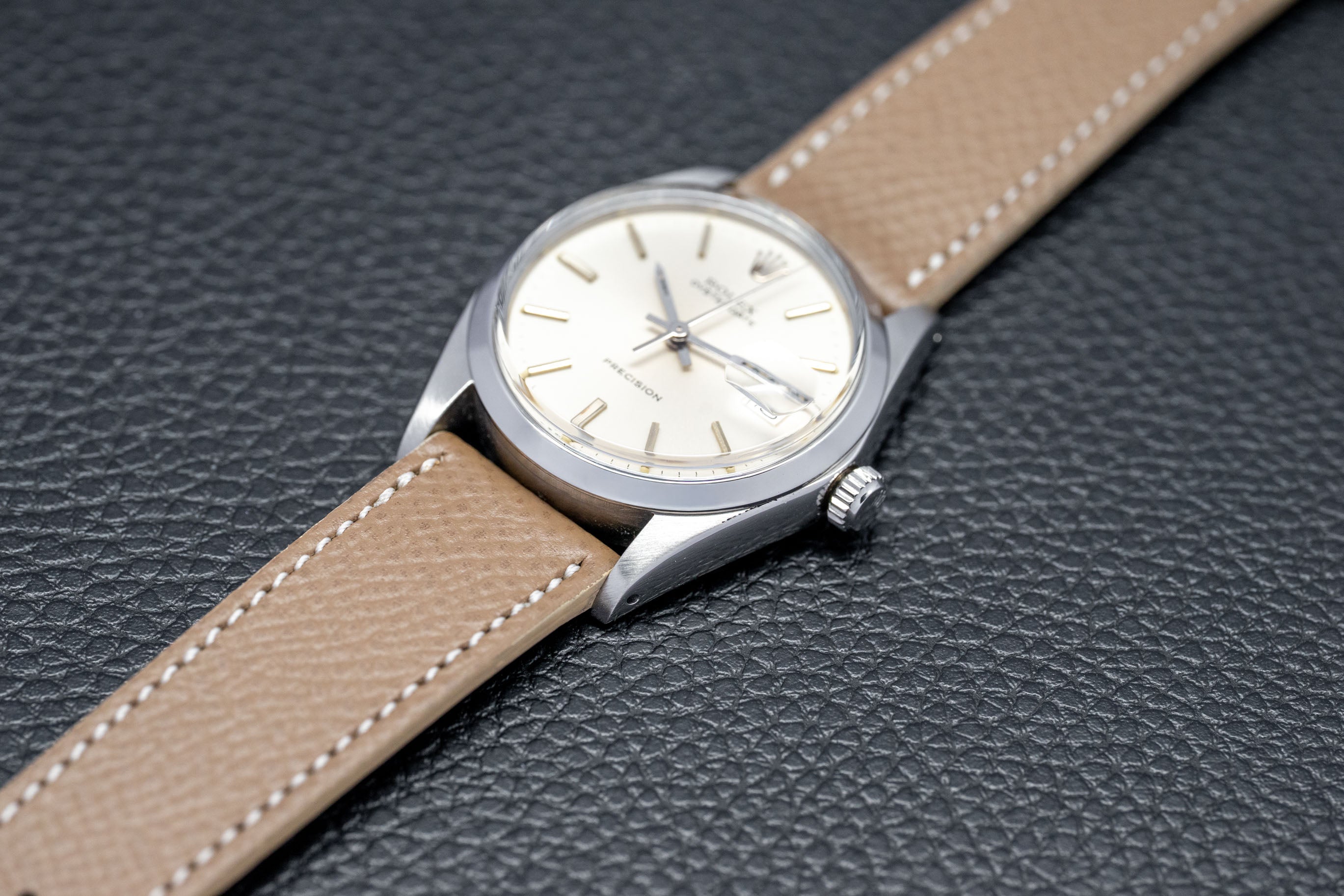 Rolex Oysterdate 6694 con quadrante argentato, 1969