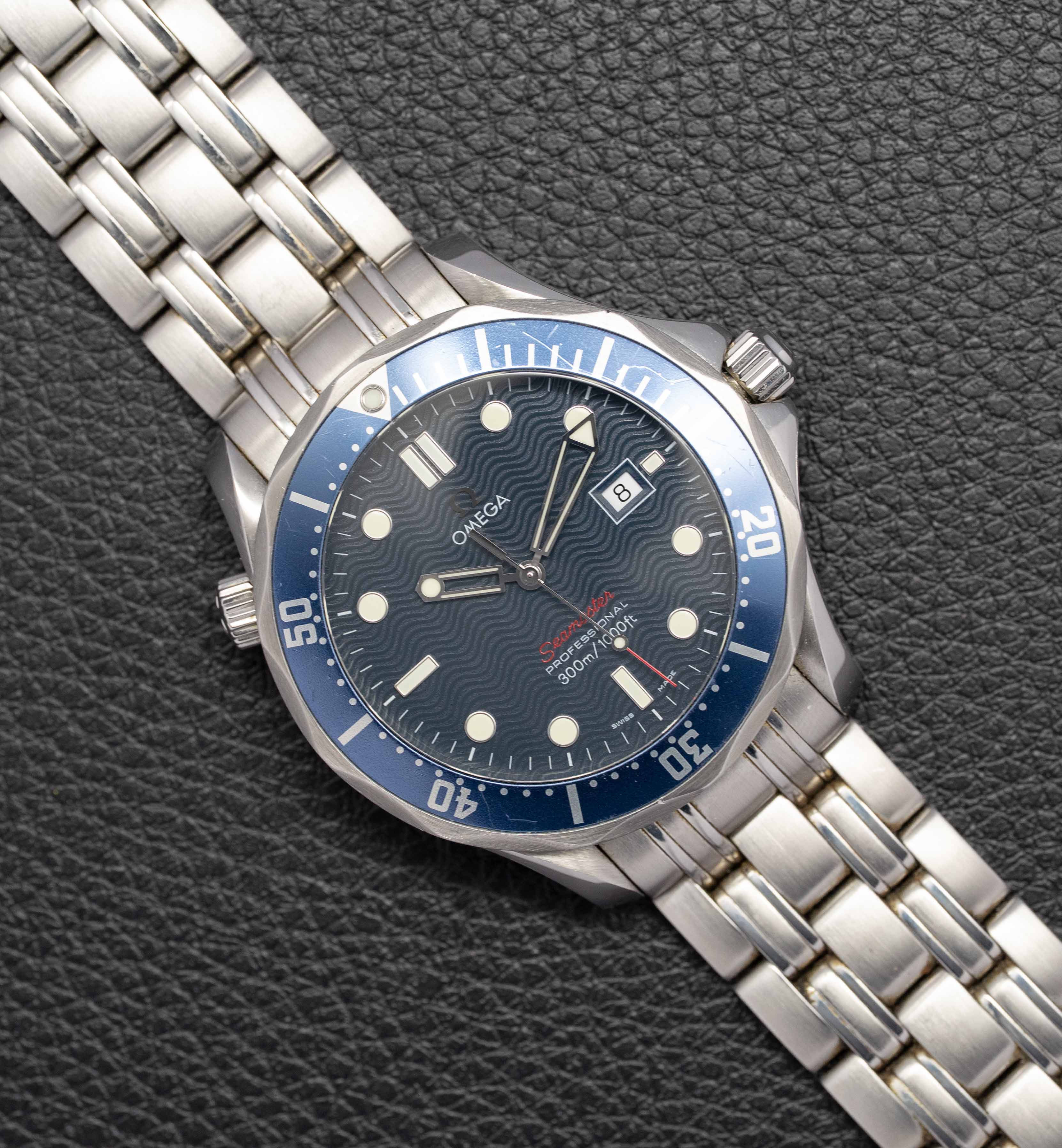 Omega Seamaster 300 2221.80 Quadrante blu 2010