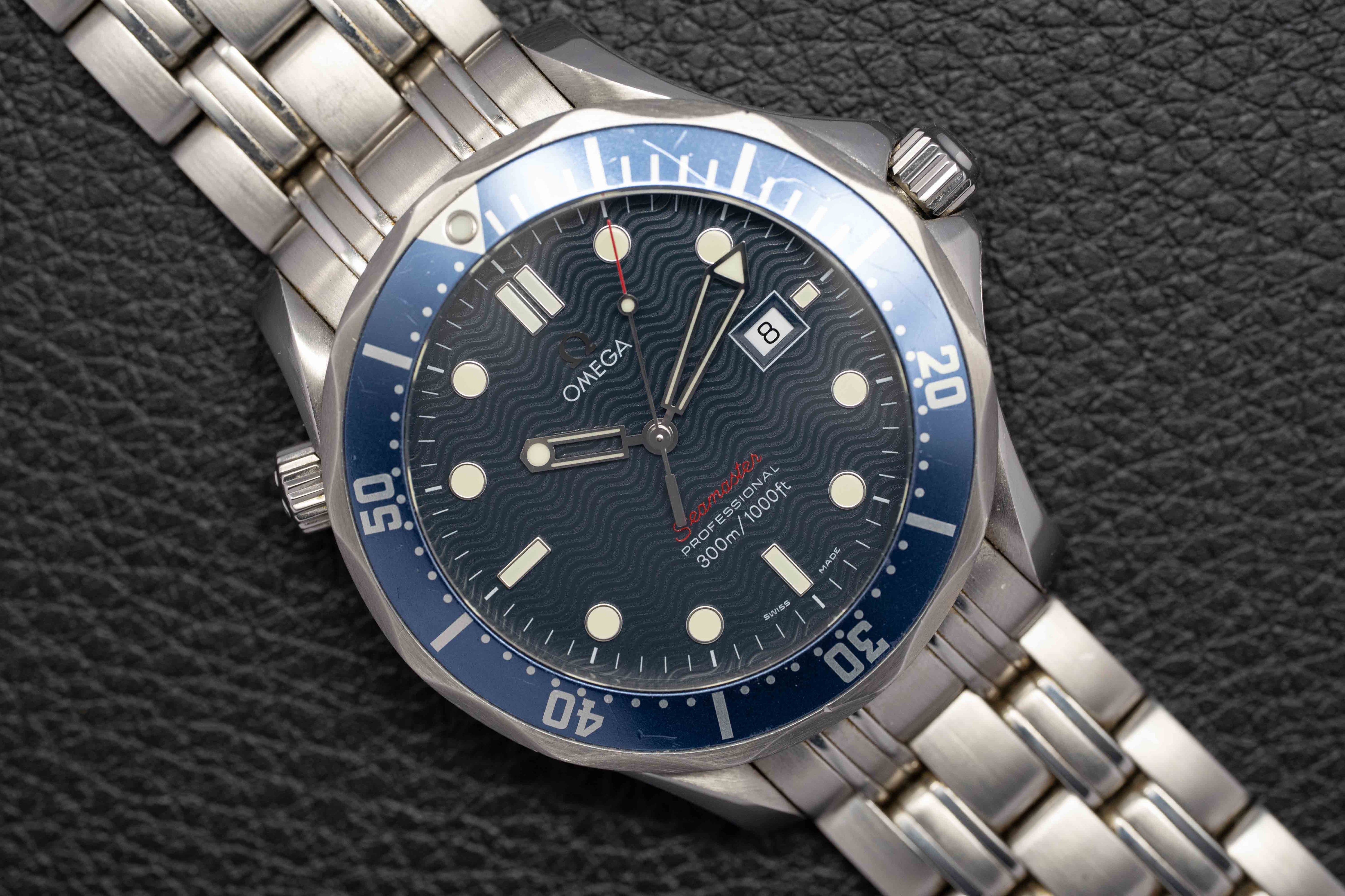Omega Seamaster 300 2221.80 Quadrante blu 2010