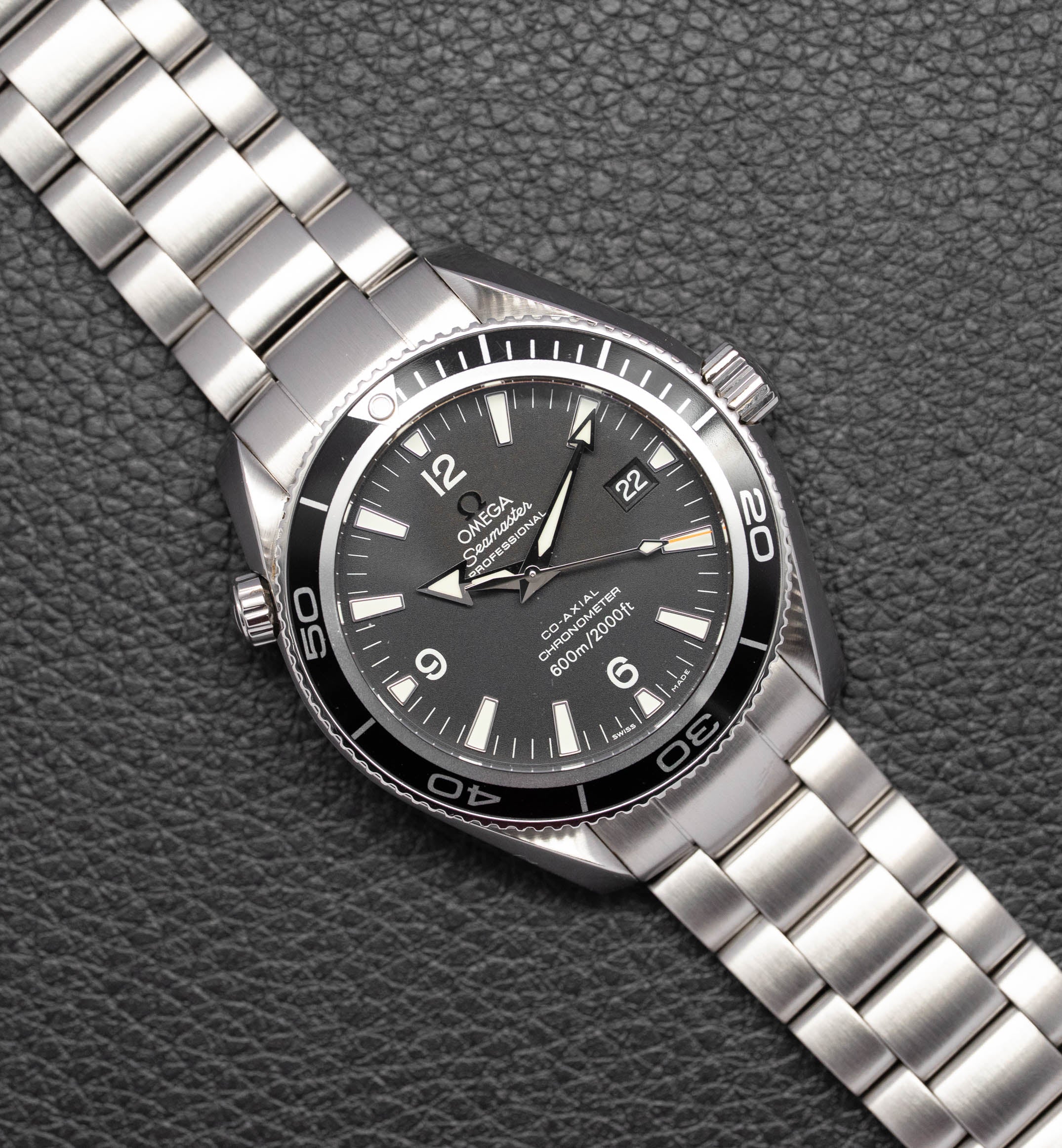 Omega Seamaster Planet Ocean 2201.50 Quadrante nero 2007