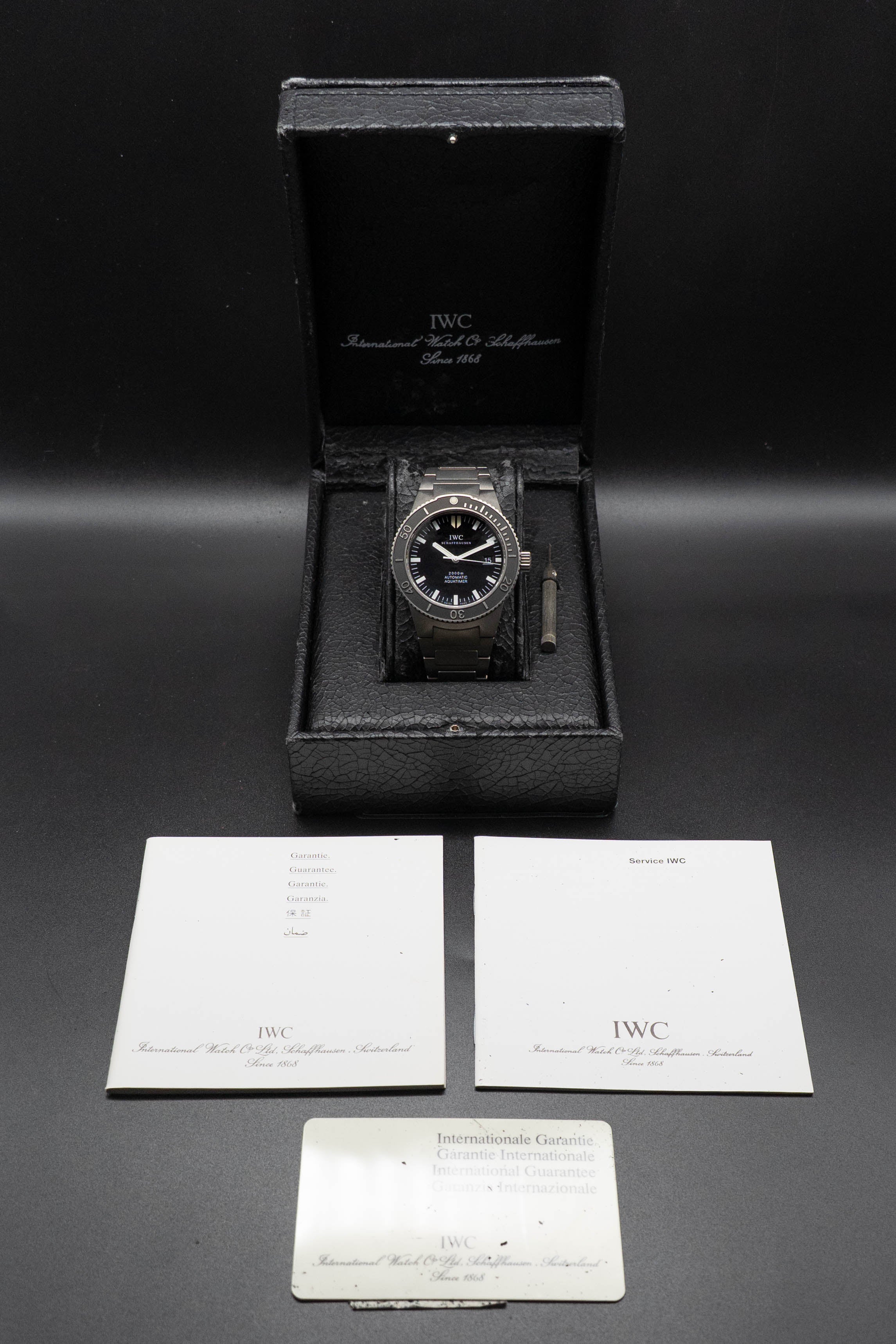 IWC Aquatimer IW353601 Complete Set with Box and Papers