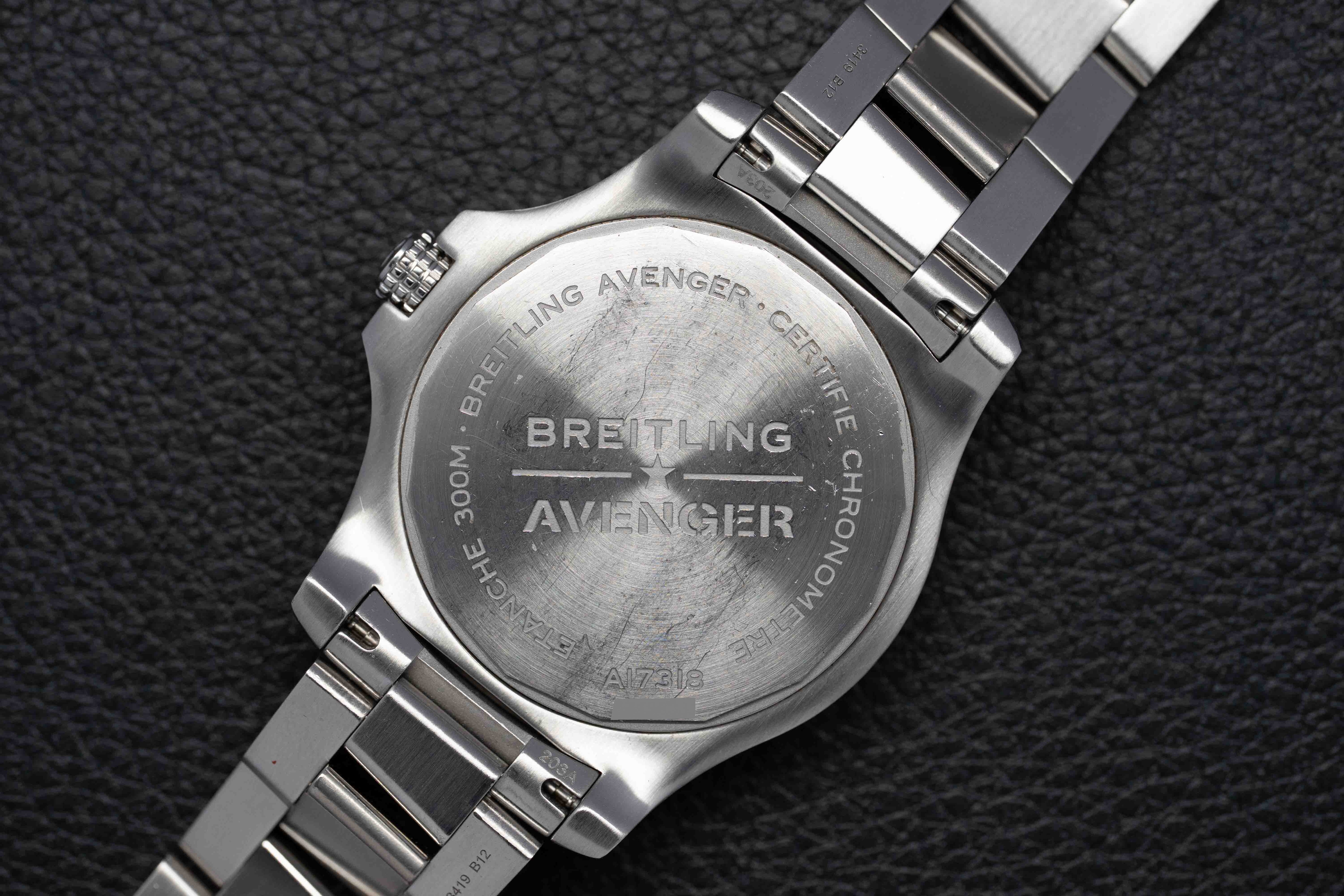 Breitling Avenger Automatic 43 A17318 Black Dial 2020, With Papers
