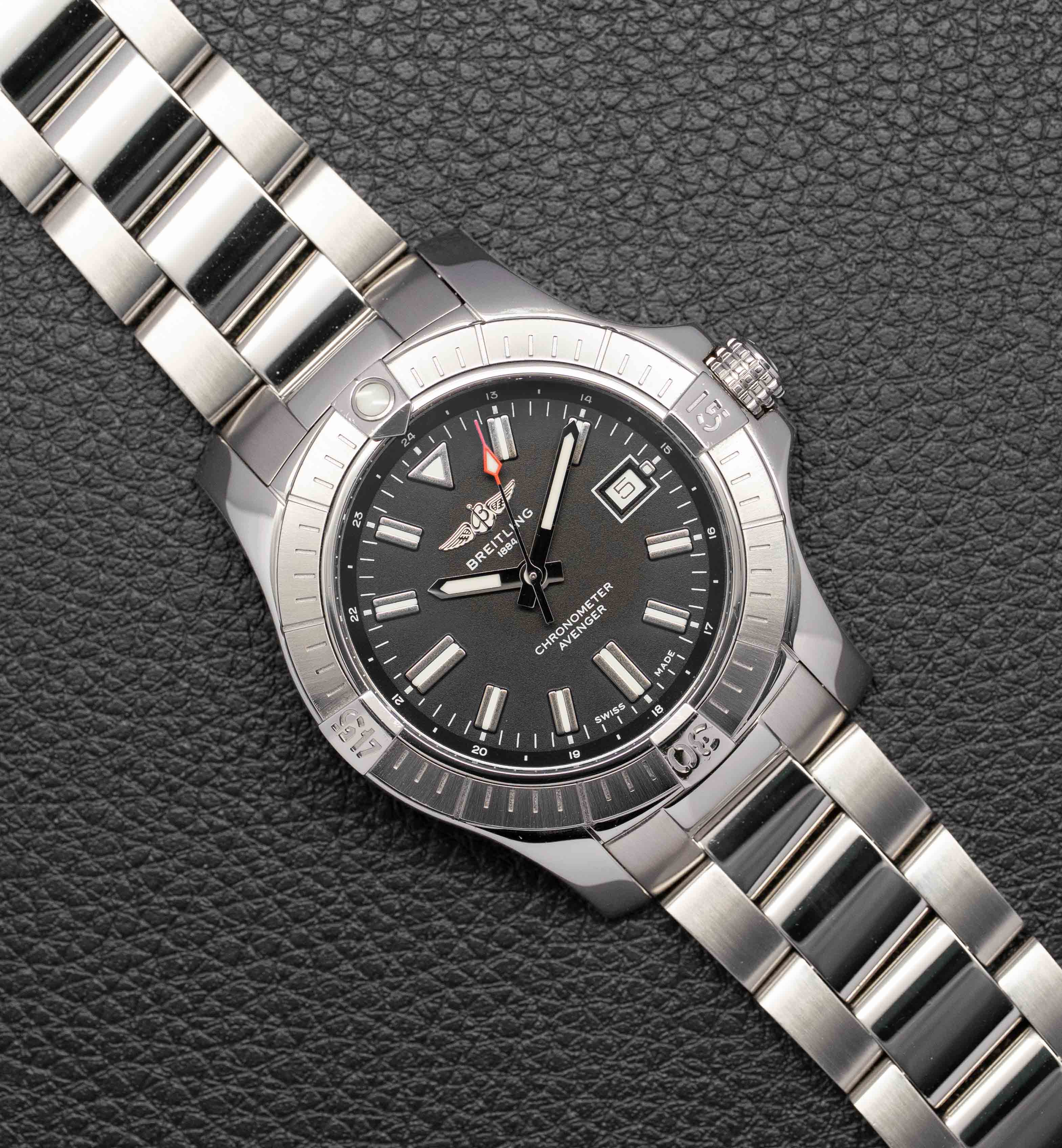 Breitling Avenger Automatic 43 A17318 Black Dial 2020, With Papers