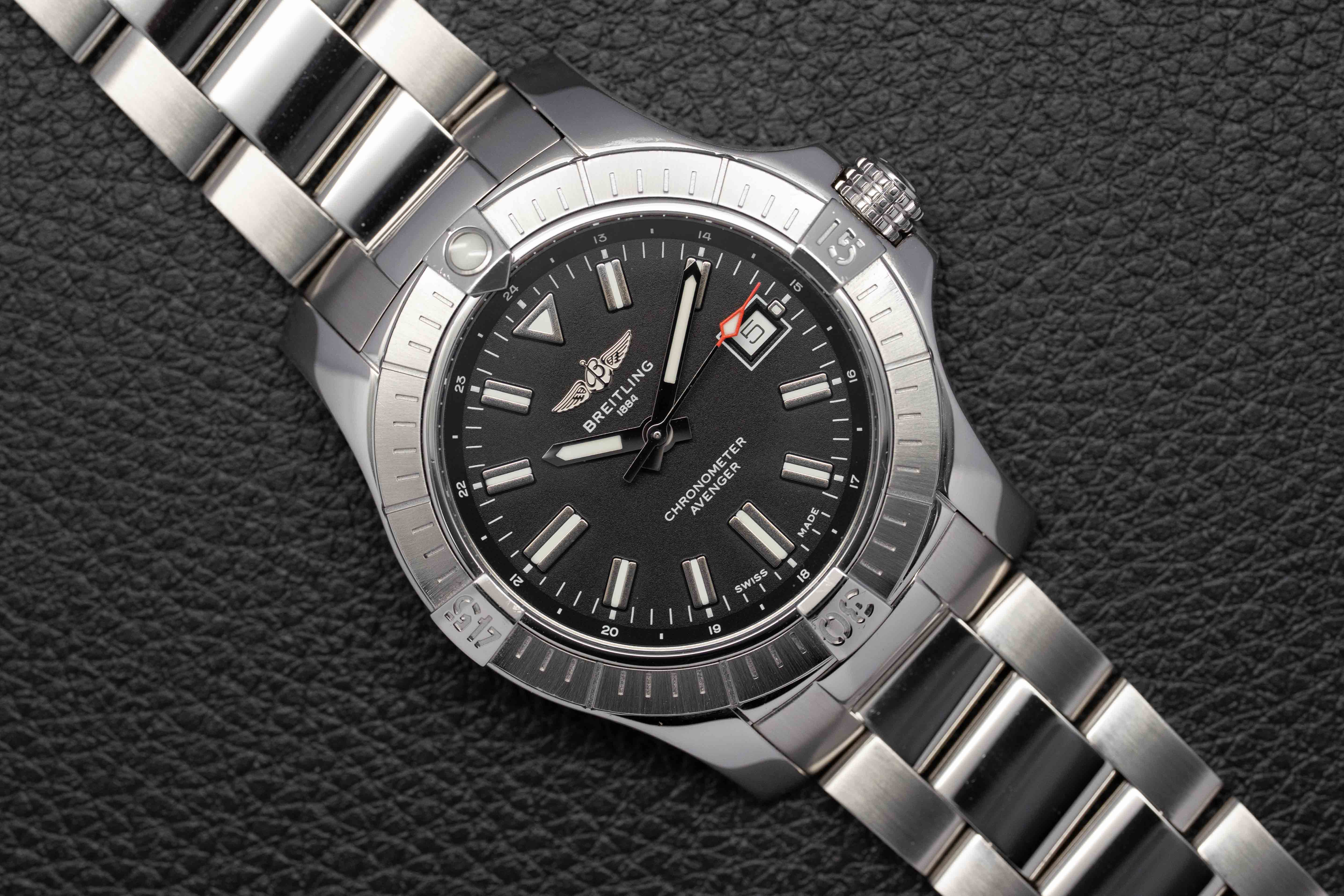 Breitling Avenger Automatic 43 A17318 Black Dial 2020, With Papers