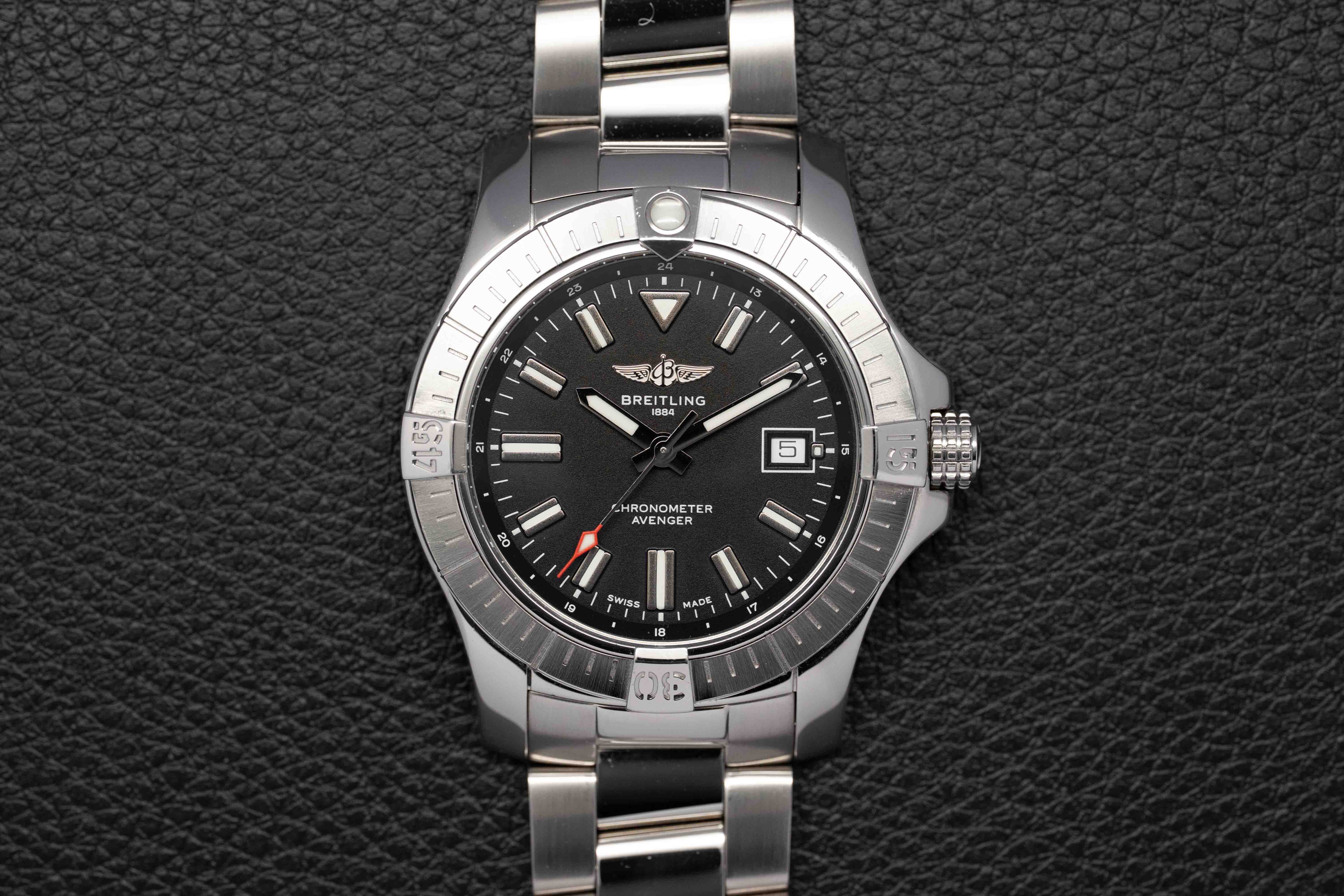 Breitling Avenger Automatic 43 A17318 Black Dial 2020, With Papers