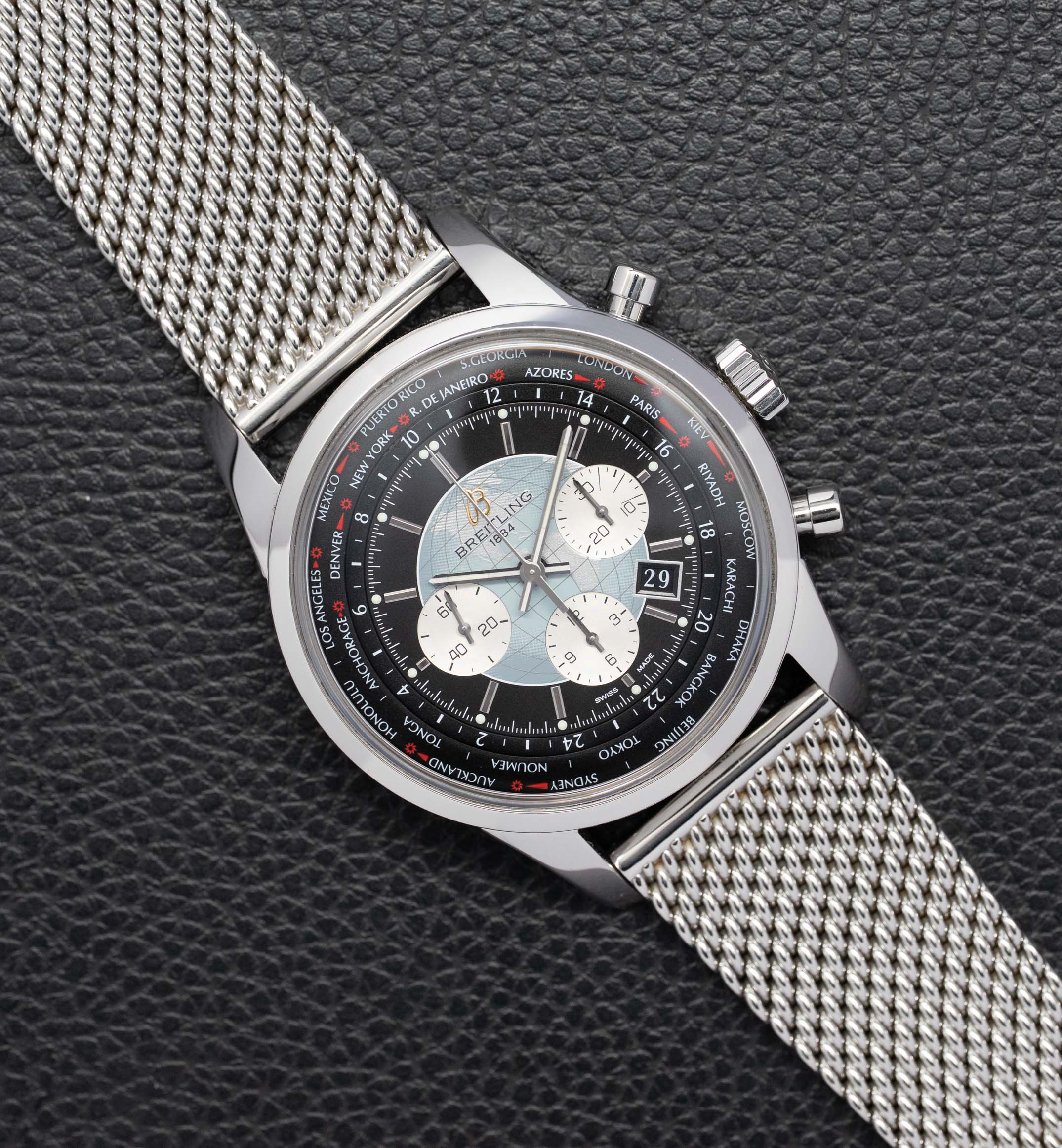 Breitling Transocean Unitime AB0510 Complete Set 2013 Box + Papers