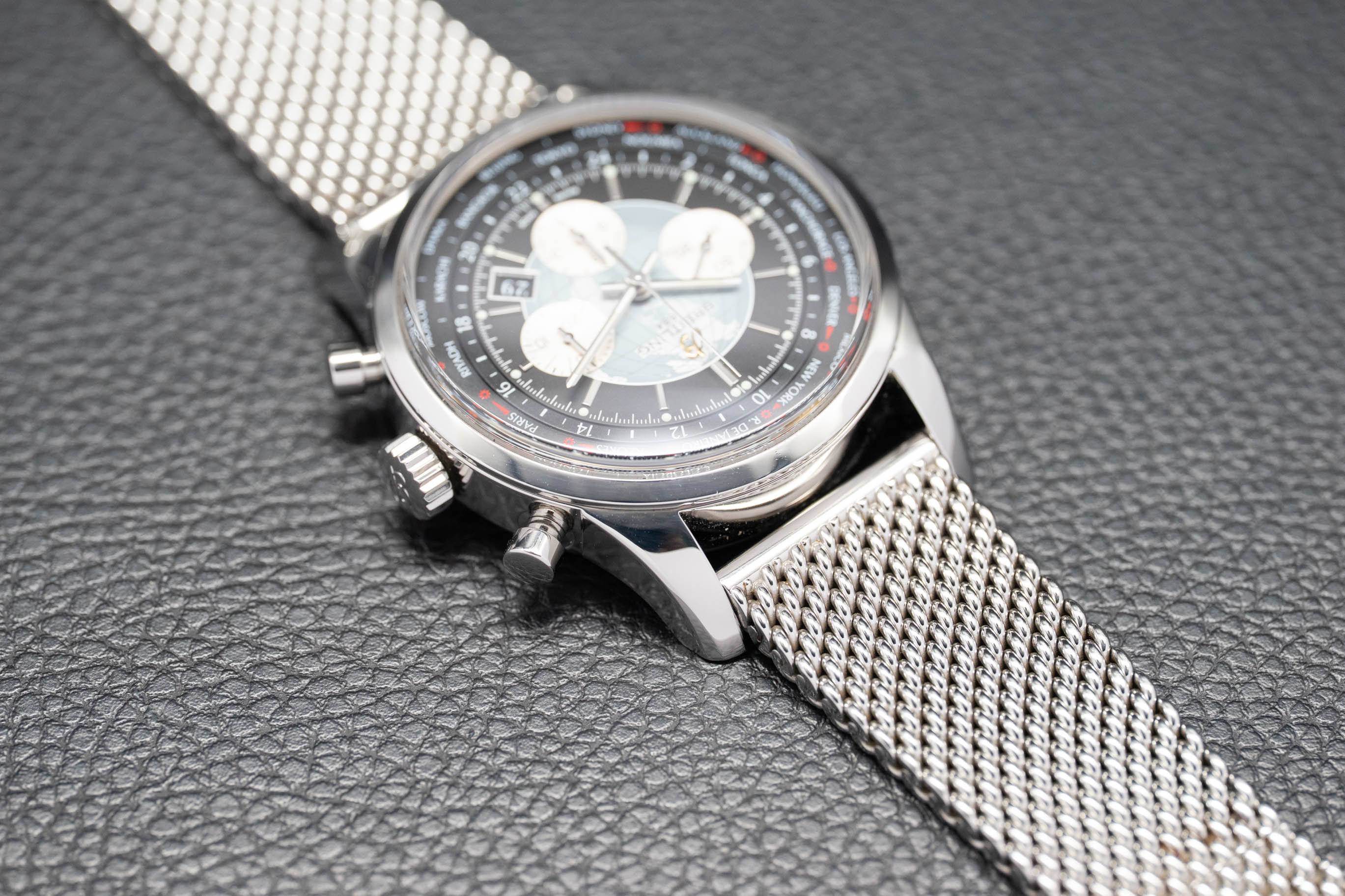 Breitling Transocean Unitime AB0510 Complete Set 2013 Box + Papers