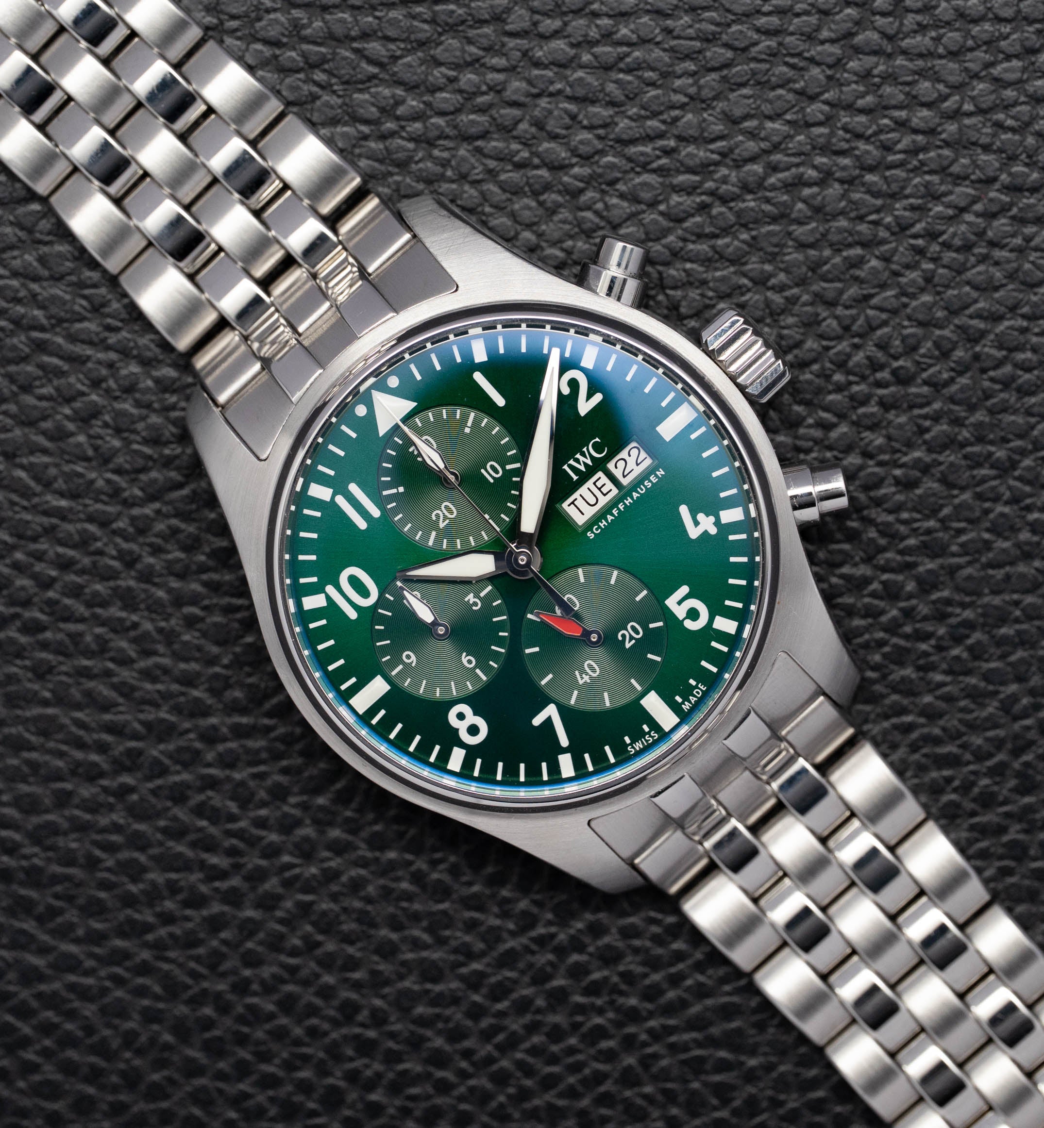 Montre IWC Pilot's Watch Chronographe IW388104, ensemble complet 2021, coffret et papiers
